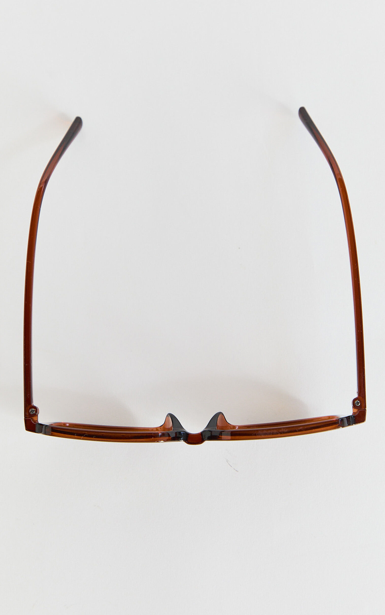 Vicky Sunglasses - Rectangle Sunglasses in Brown