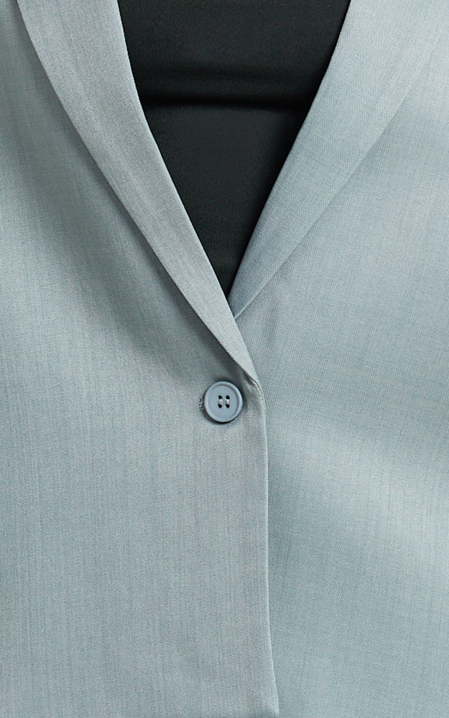 Willow Blazer - Oversized Boxy Short Blazer in Grey