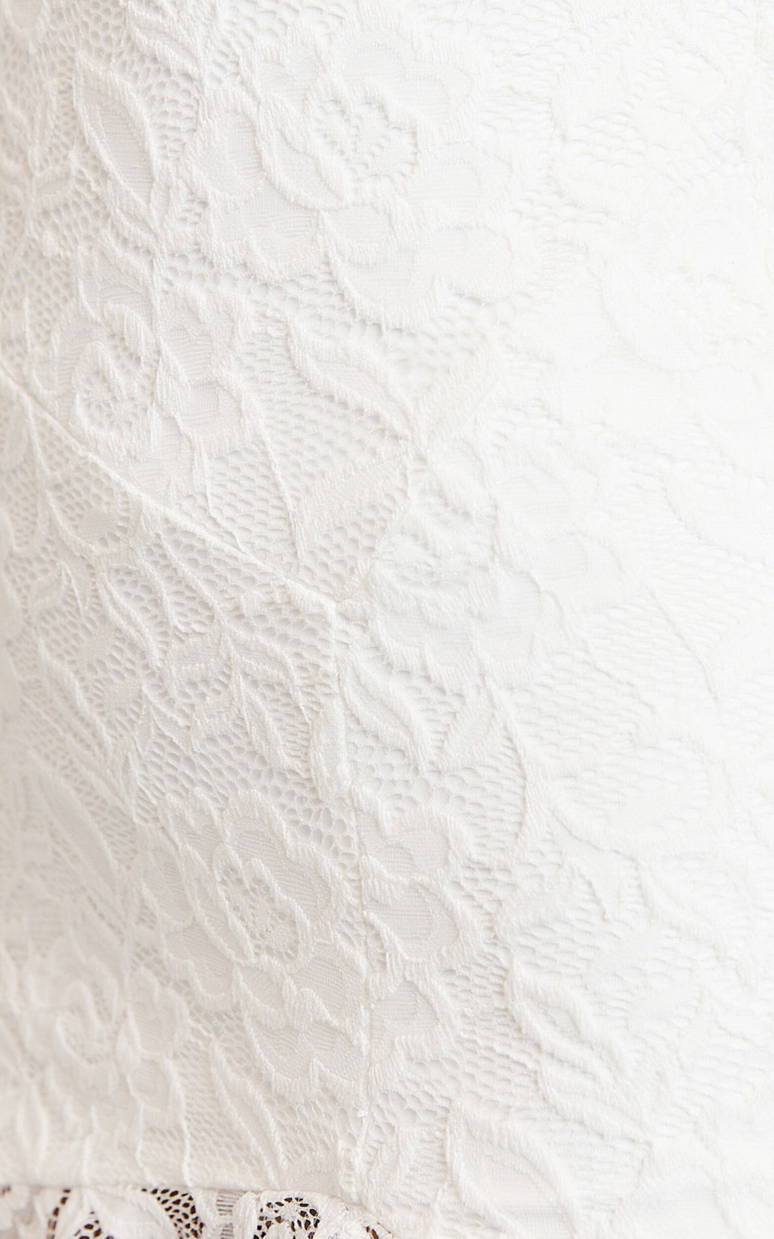 Judai Mini Dress - Lace Off Shoulder A Line Dress in White