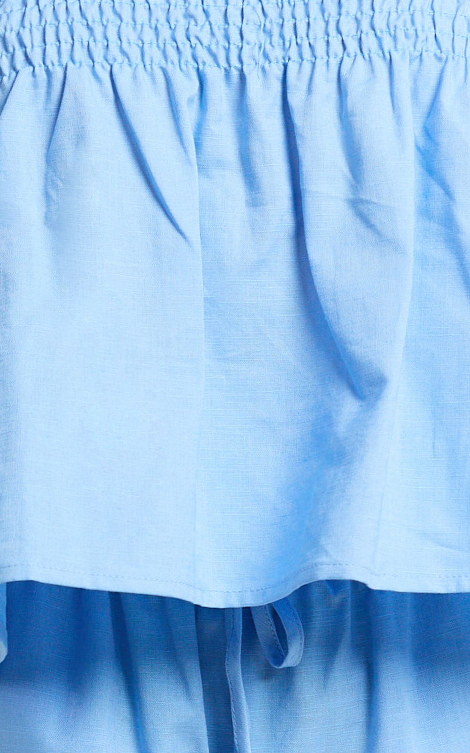 Alma Two Piece Set - Cotton Cami Pant Set in Blue