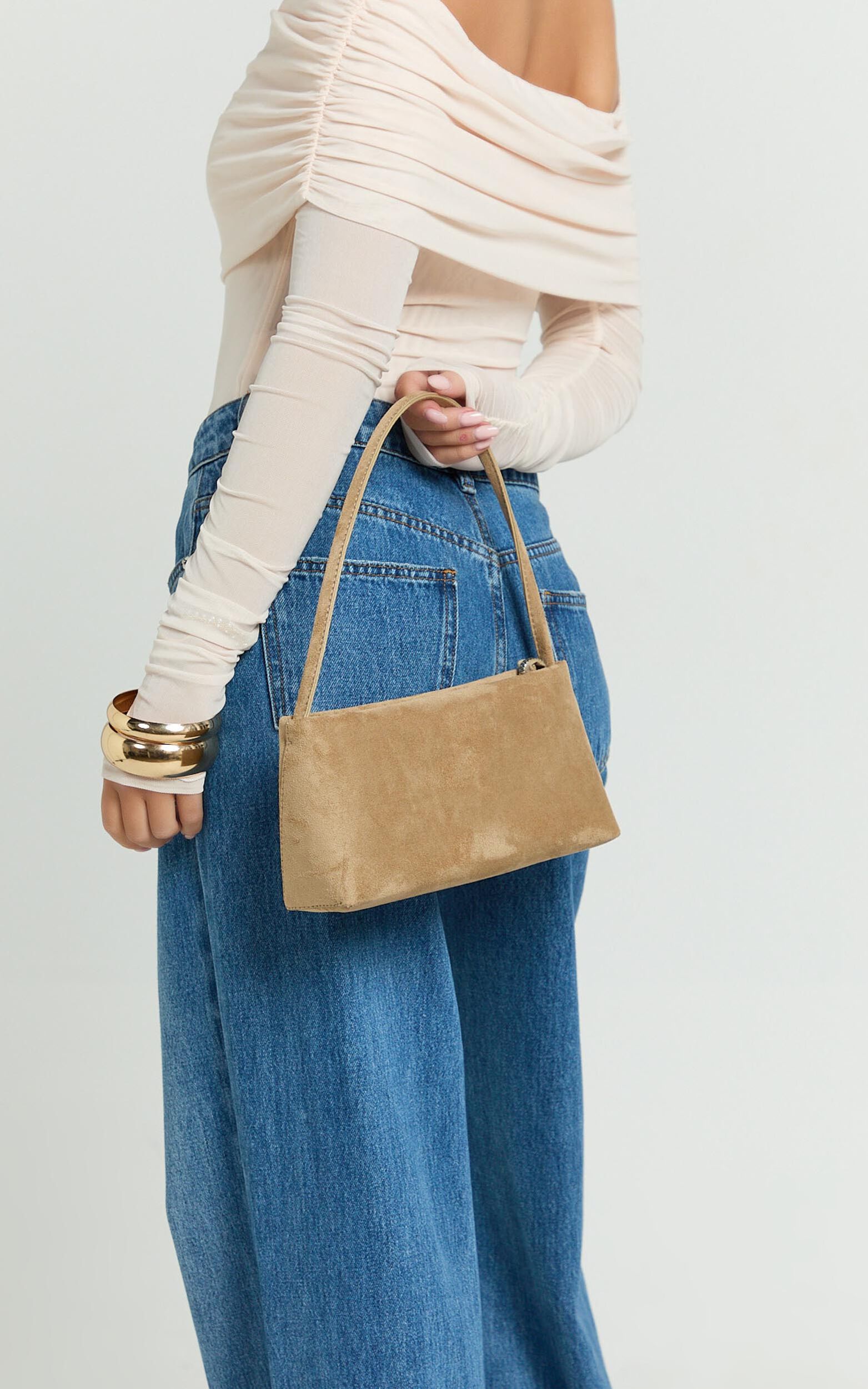 Ingrid Shoulder Bag in Sand