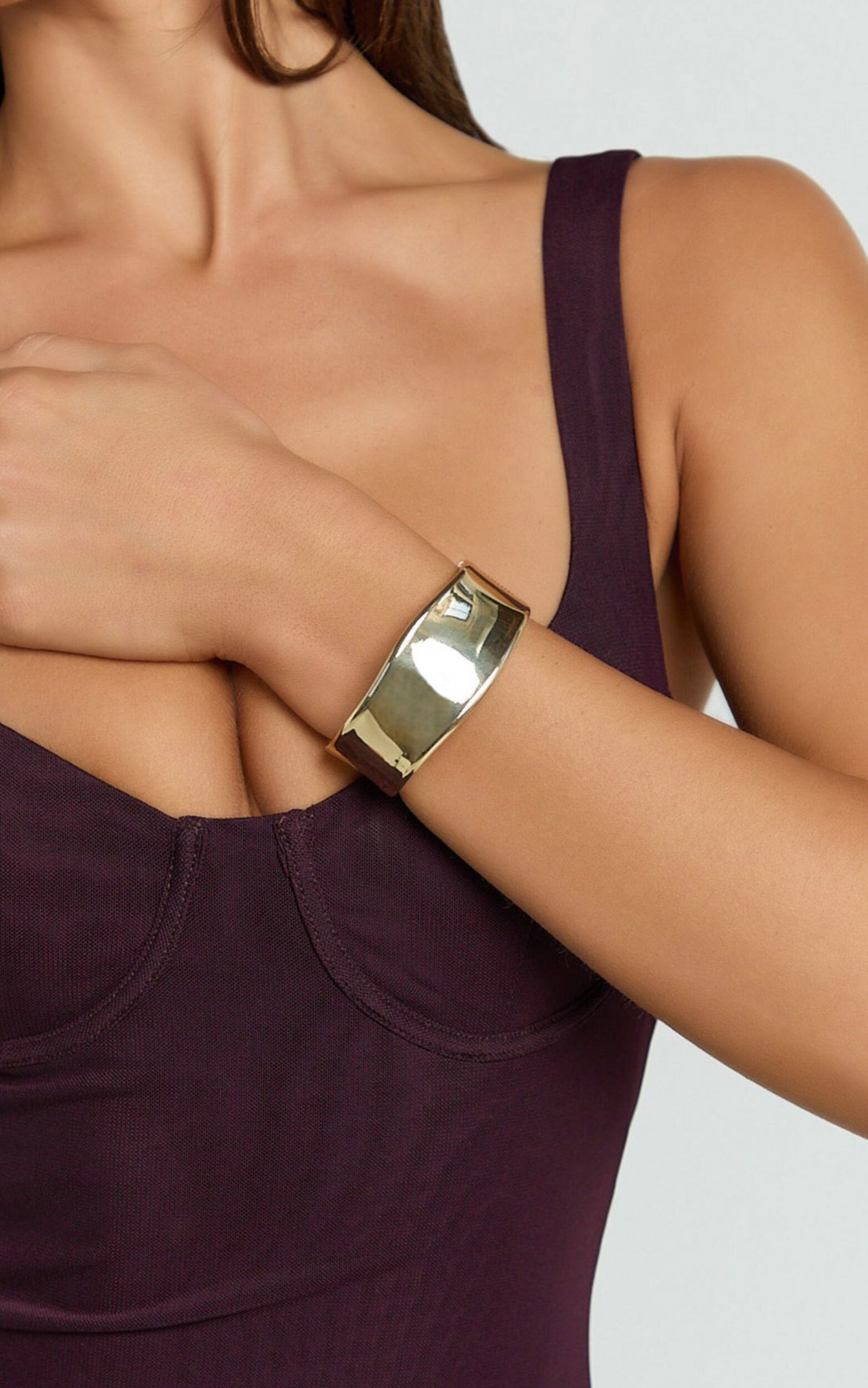 Gertrude Cuff Bracelet in Gold