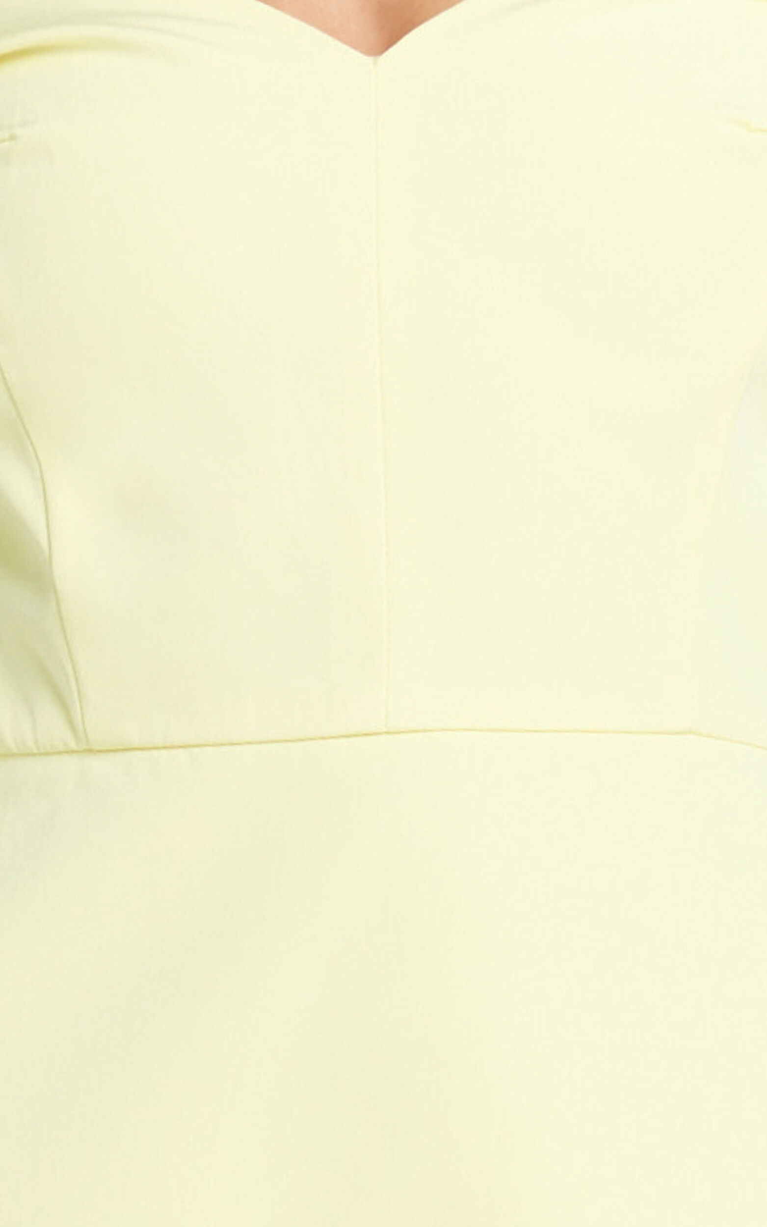 Izara Mini Dress - Off Shoulder Pleated Dress in Lemon