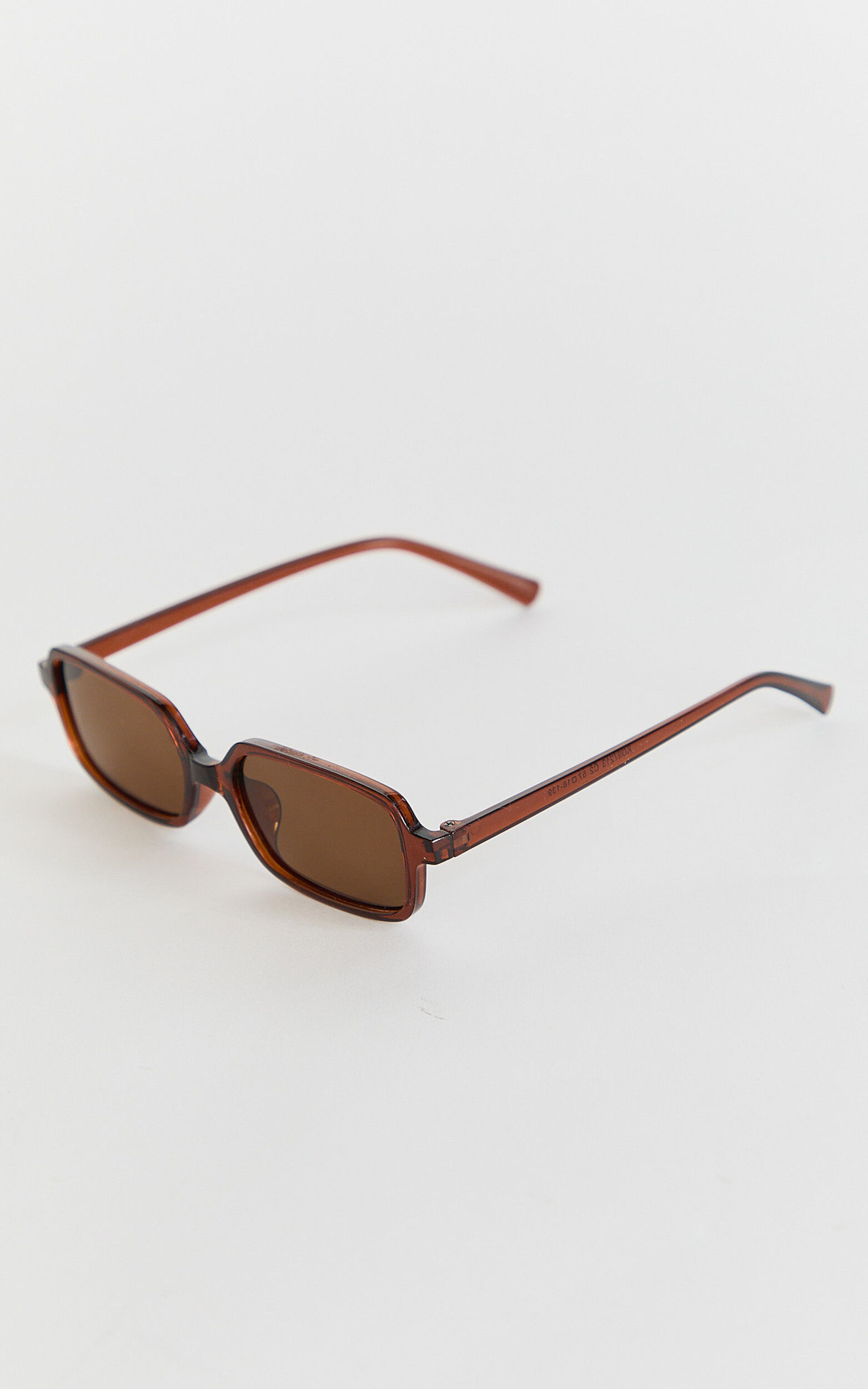 Vicky Sunglasses - Rectangle Sunglasses in Brown