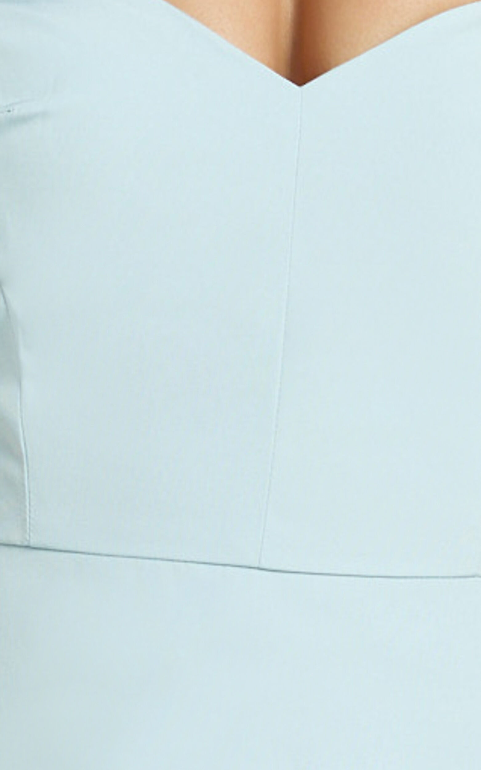 Izara Mini Dress - Off Shoulder Pleated Dress in Blue