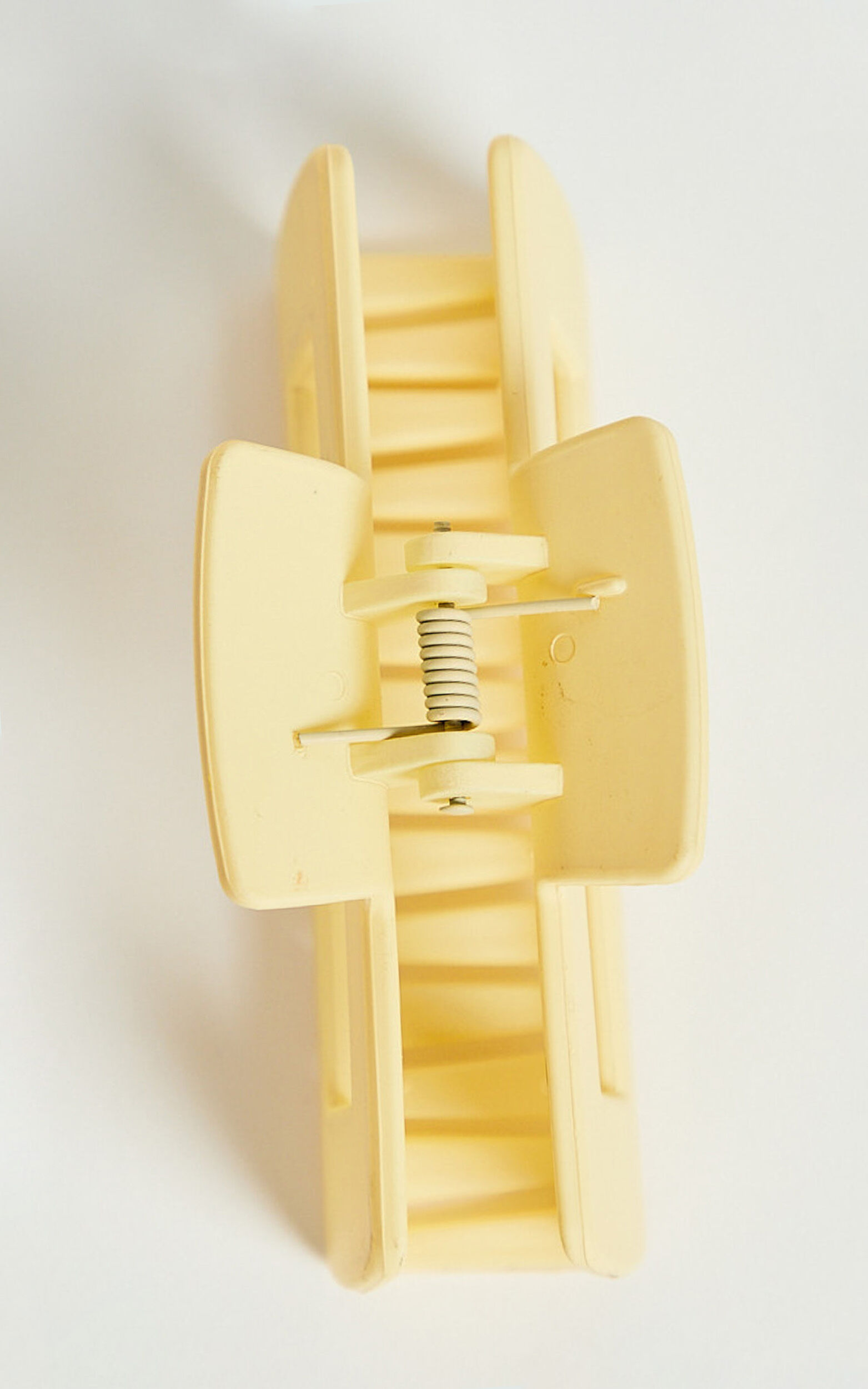 Delia Hair Clip - Rectangle Hair Clip in Butter Yellow