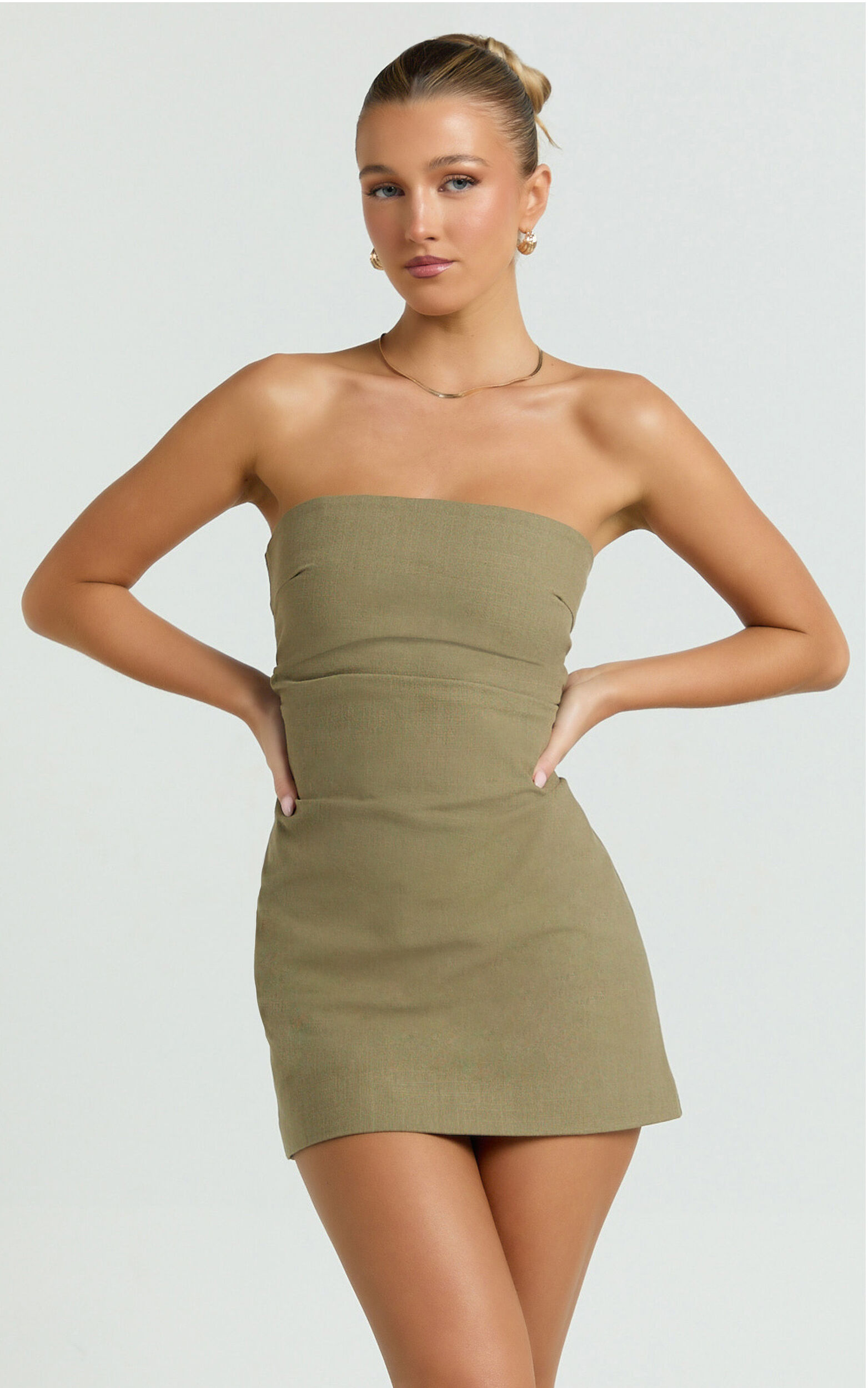 Lioness - Tranquility Mini Dress in Sage