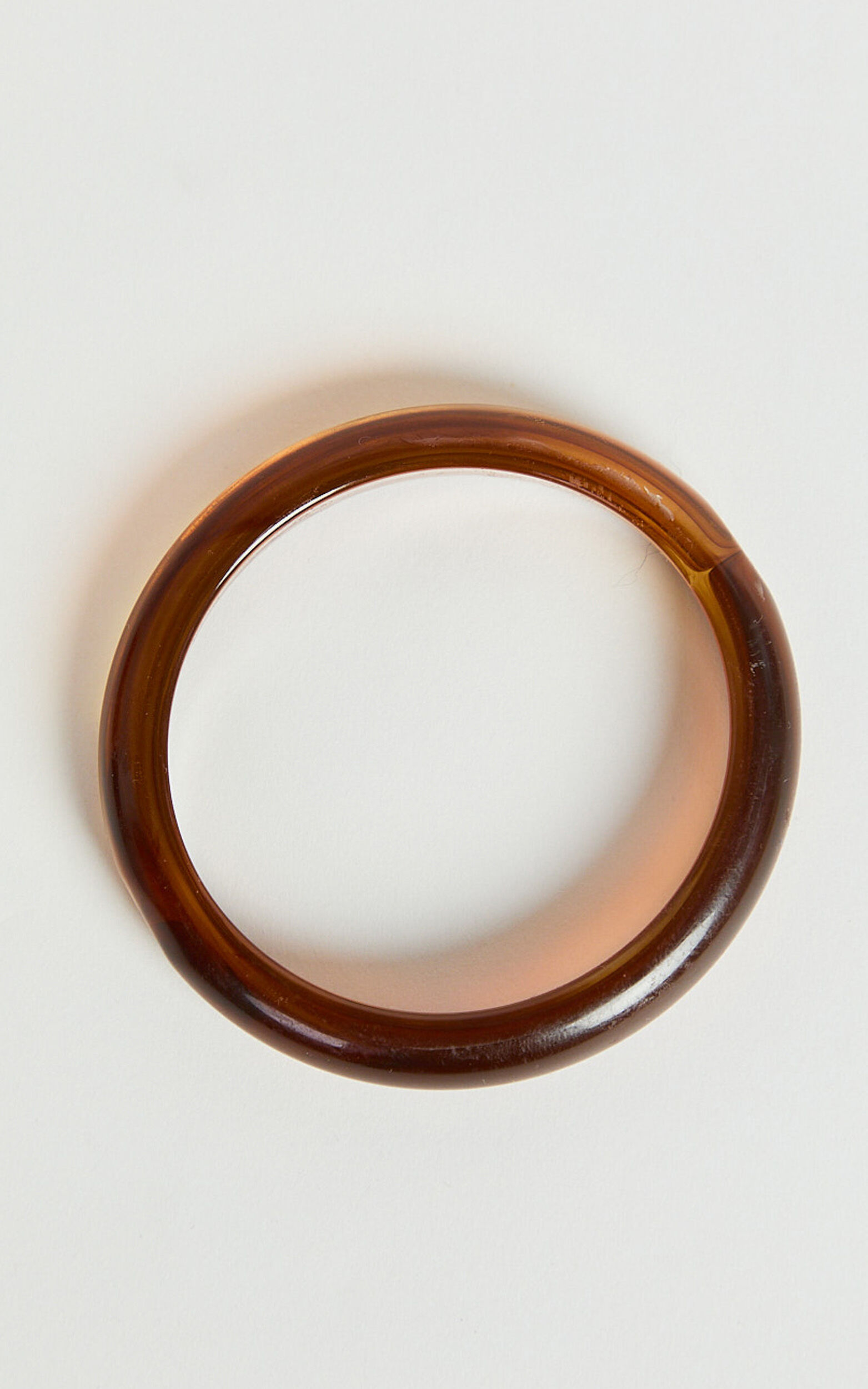 Erin Resin Bangle in Brown