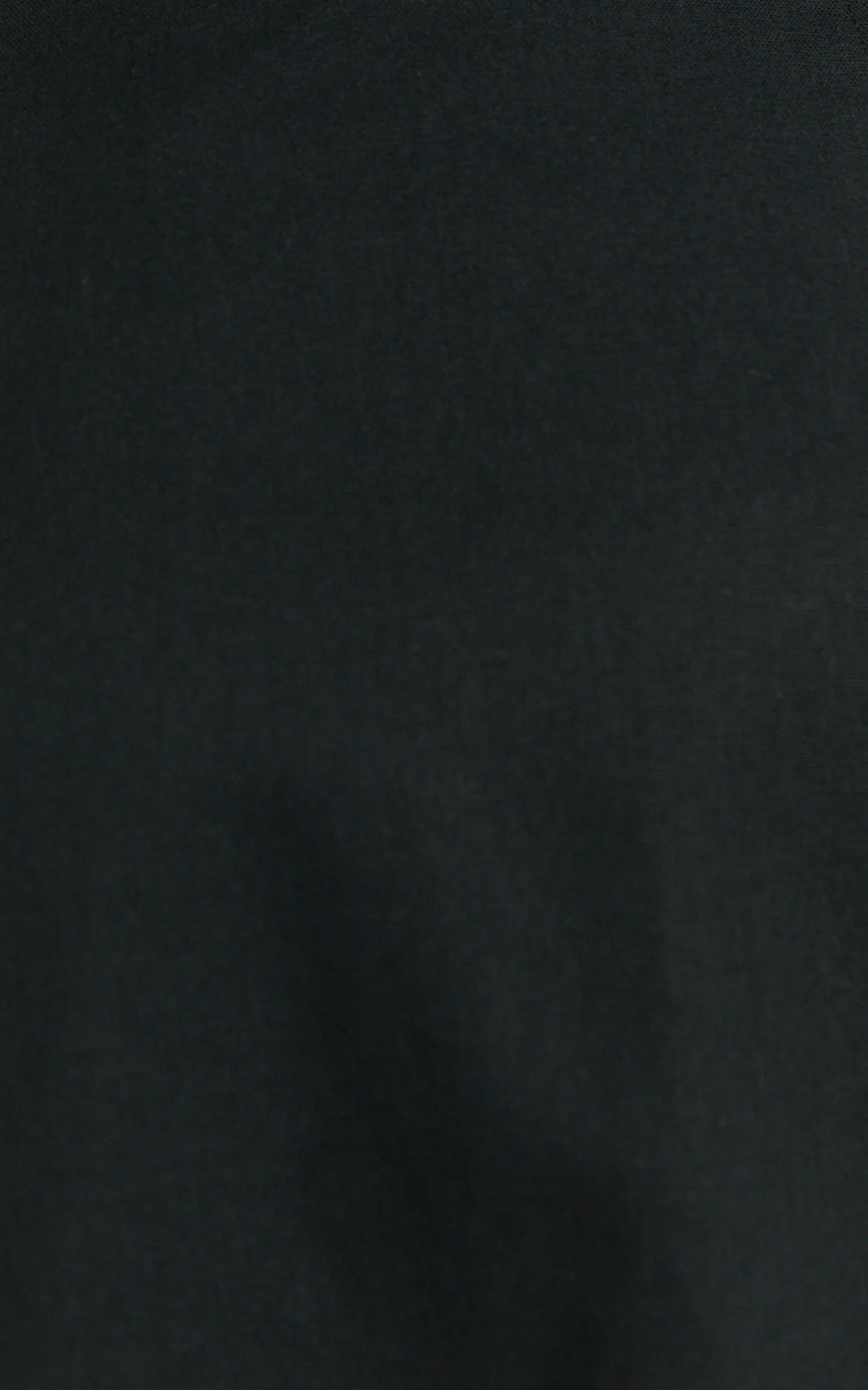 Vicky Top - Linen Shift Key Hole Crop Top in Black