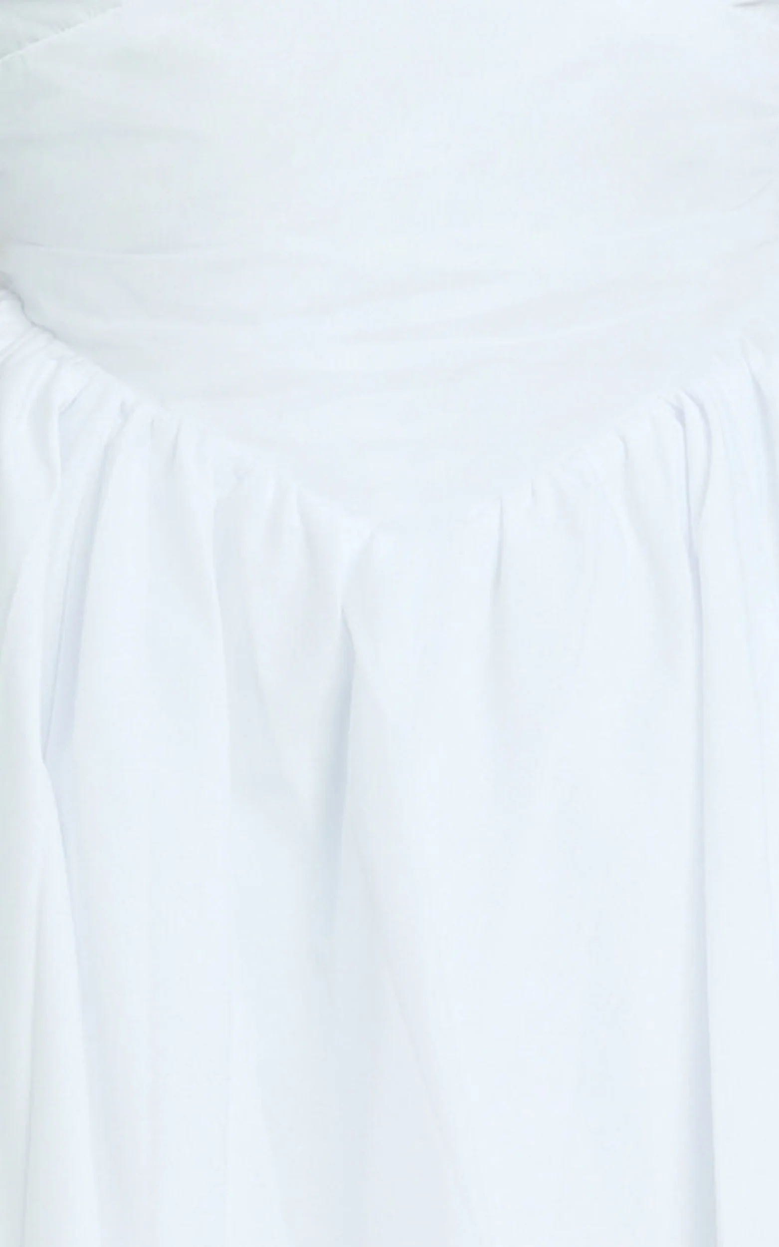 Julie Mini Dress - V Neck Drop V Waist Pleated Dress in White