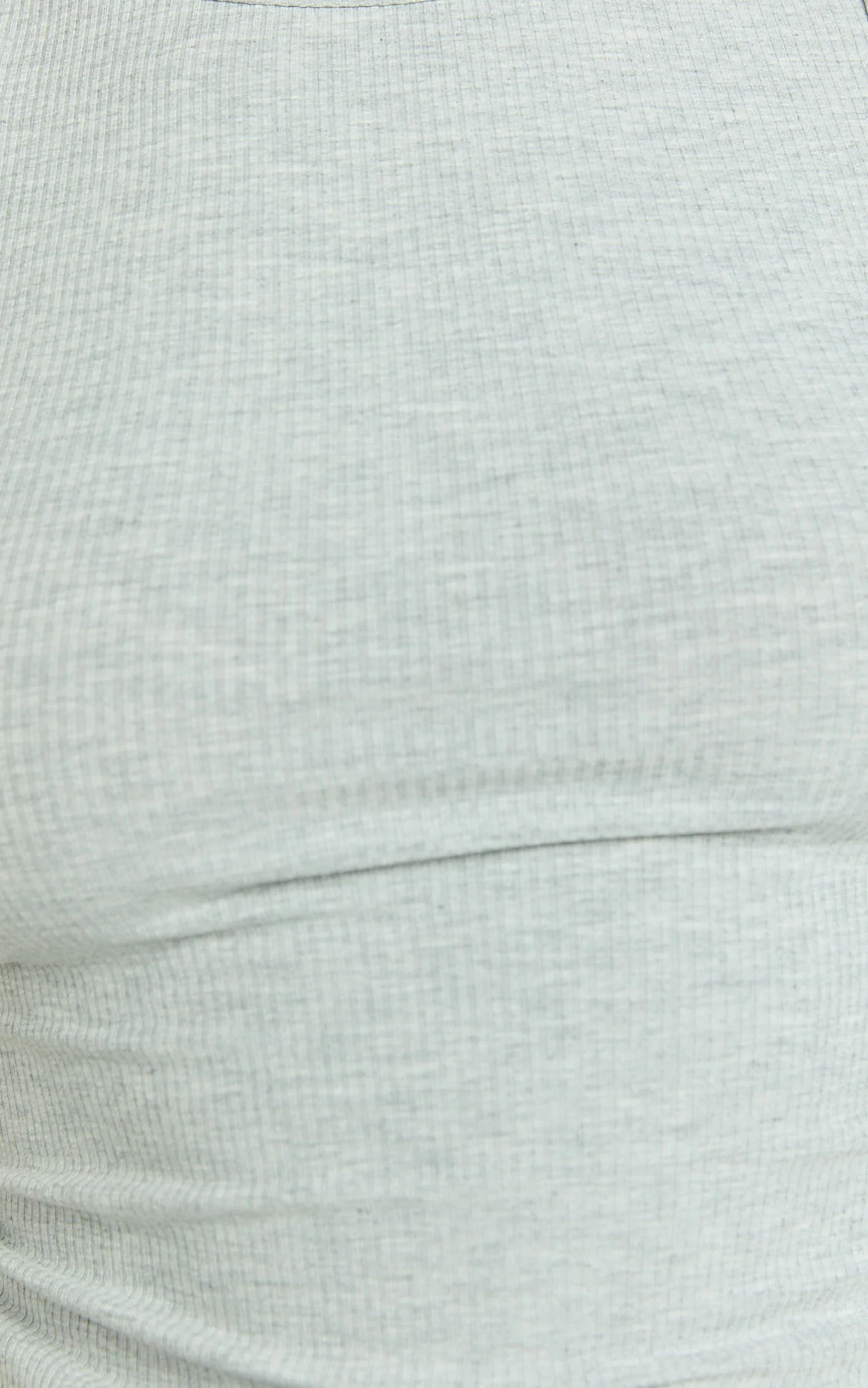Can't You Tell Top - Ribbed Tank Top in Grey