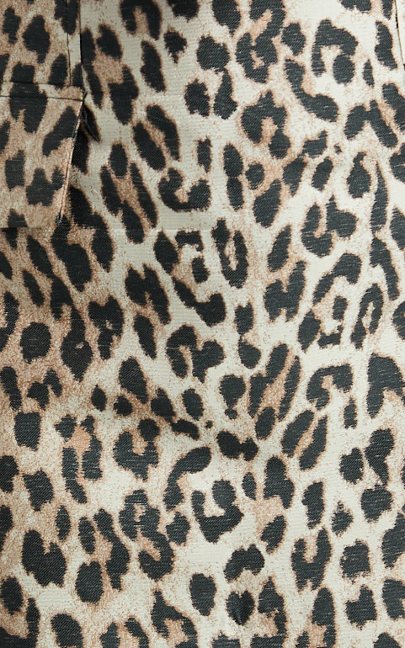 Mariabella Mini Skirt - Leopard High Rise A Line Skirt in Leopard