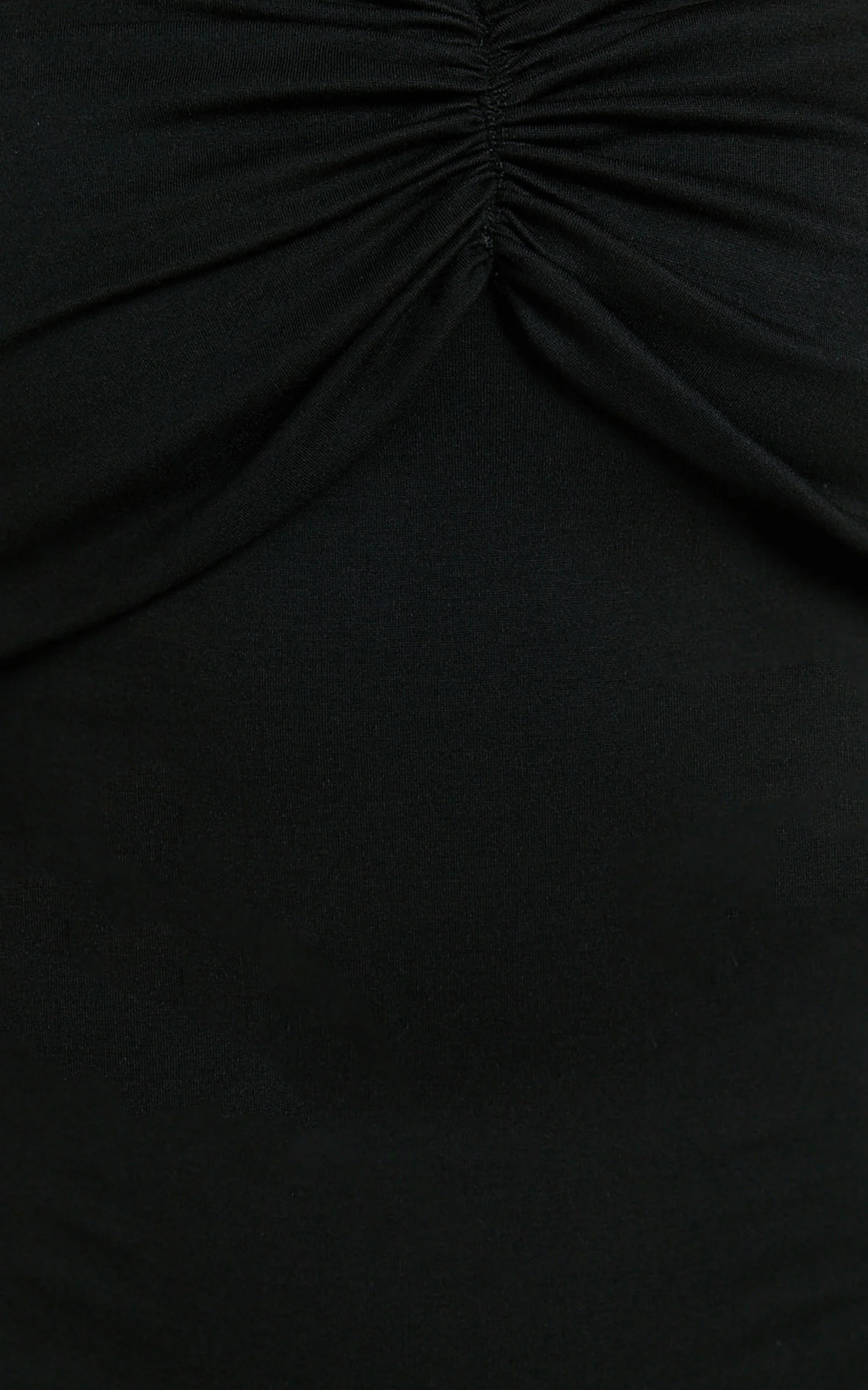 Rani Mini Dress - Off Shoulder Long Sleeve Bodycon Dress in Black