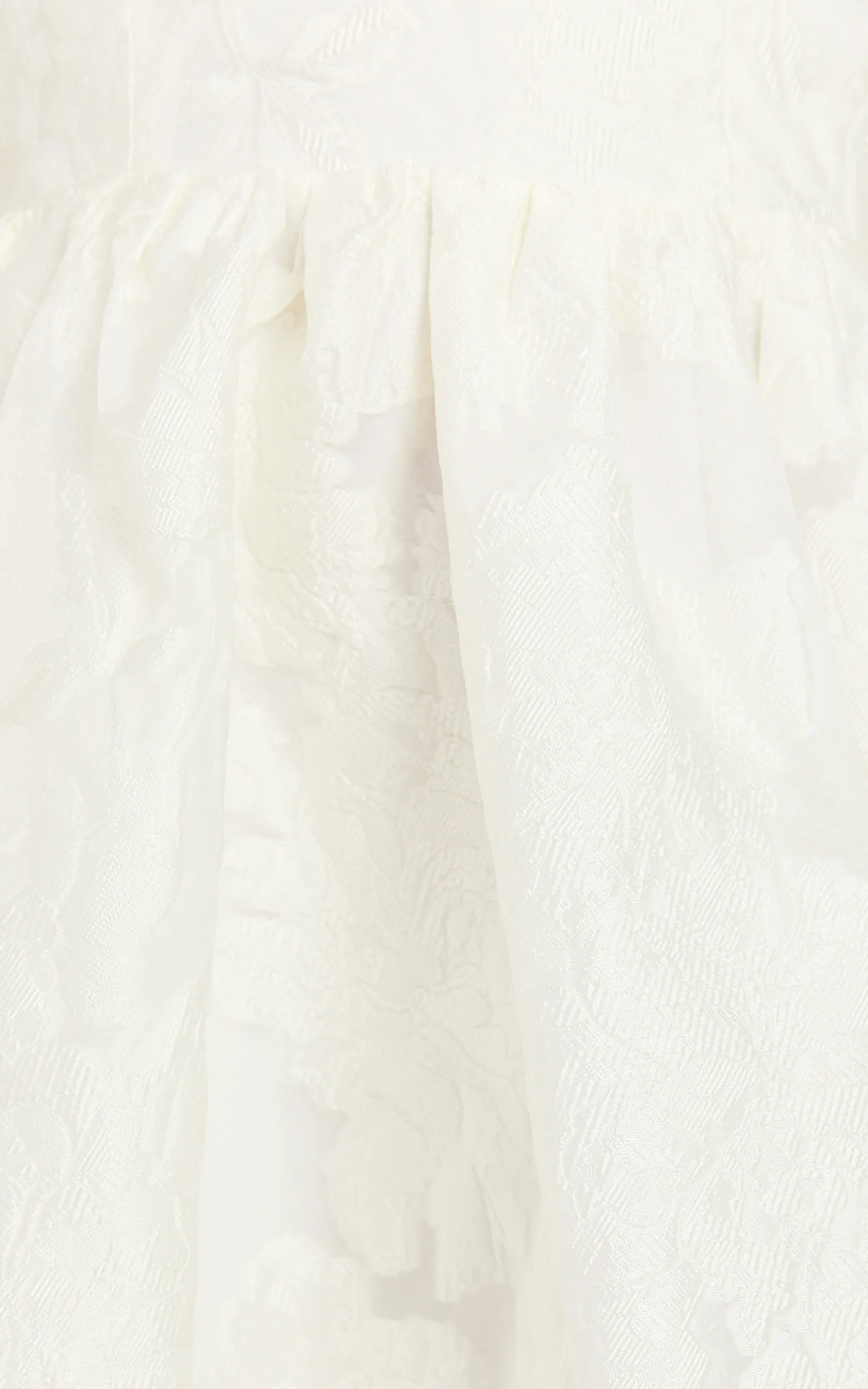 Brailey Mini Dress - Sweetheart Bustier Dress in White Jacquard