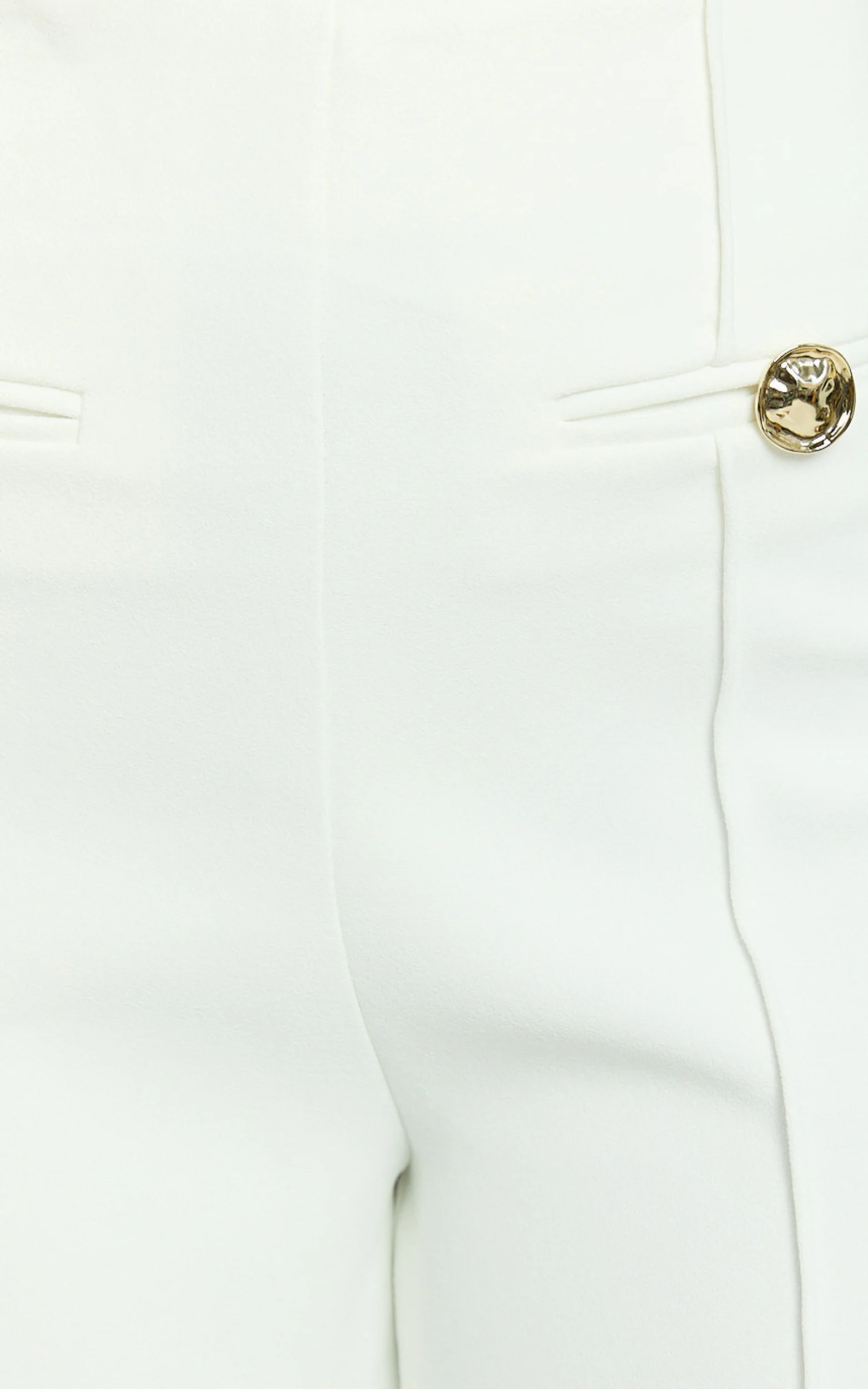 Clara Pants - High Waisted Wide Leg Pants in White