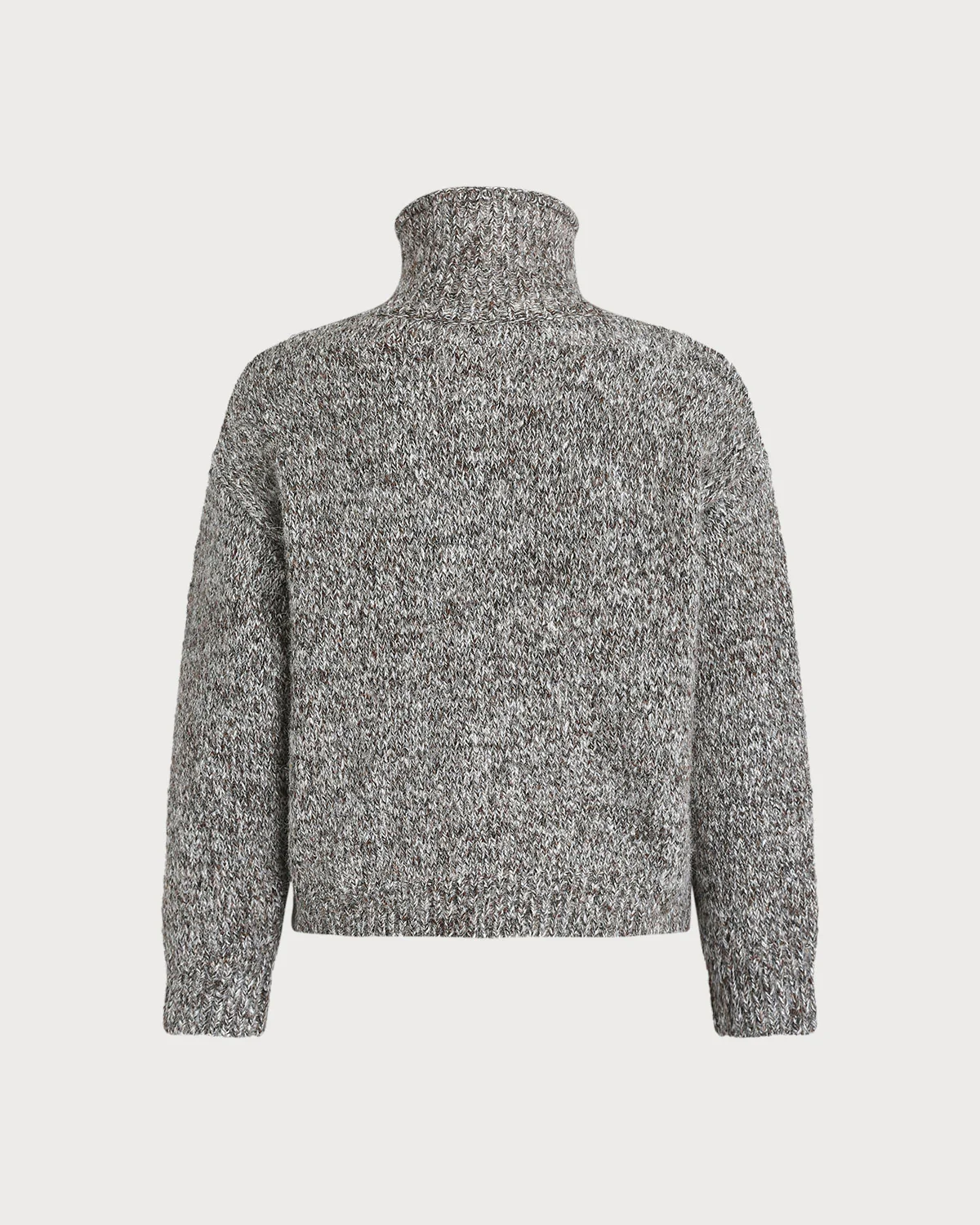 Coffee Turtle Knit Cardigan