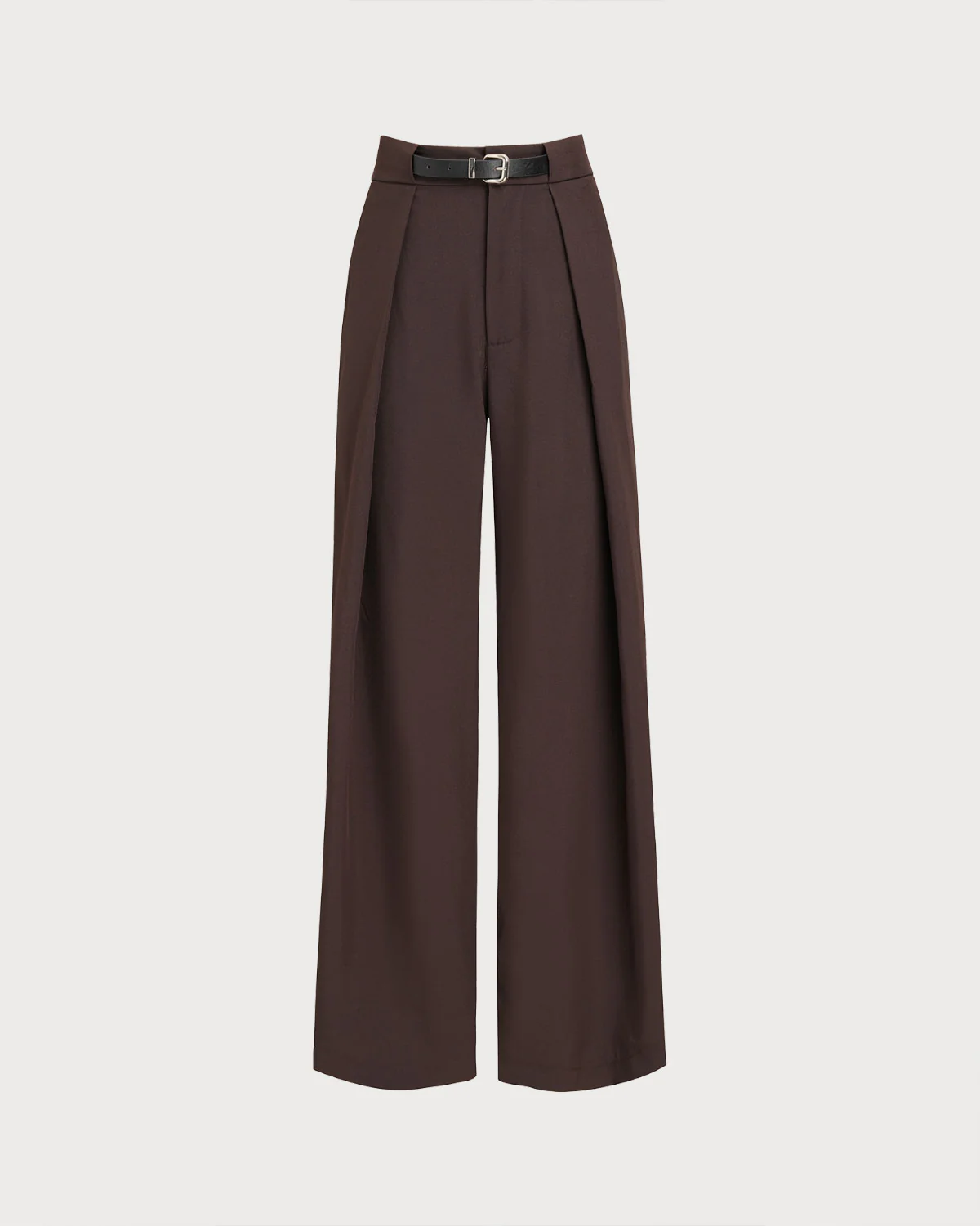 Coffee Natural Waisted Pocket Casual Pants
