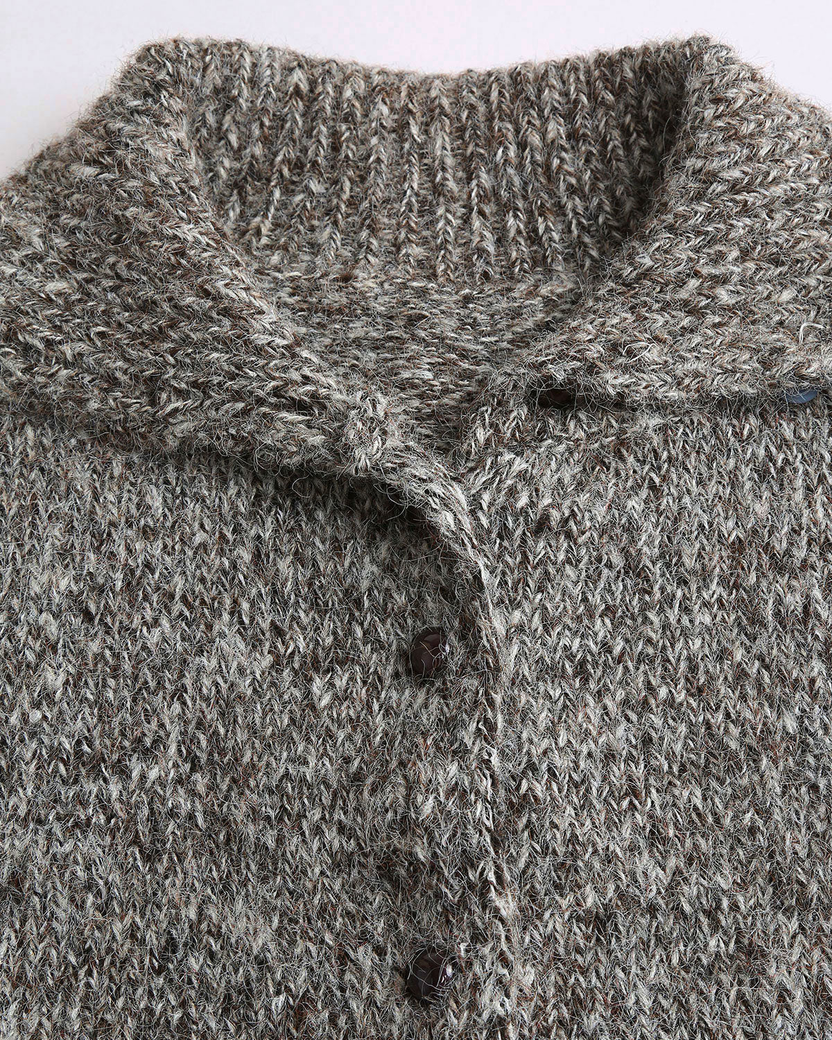 Coffee Turtle Knit Cardigan