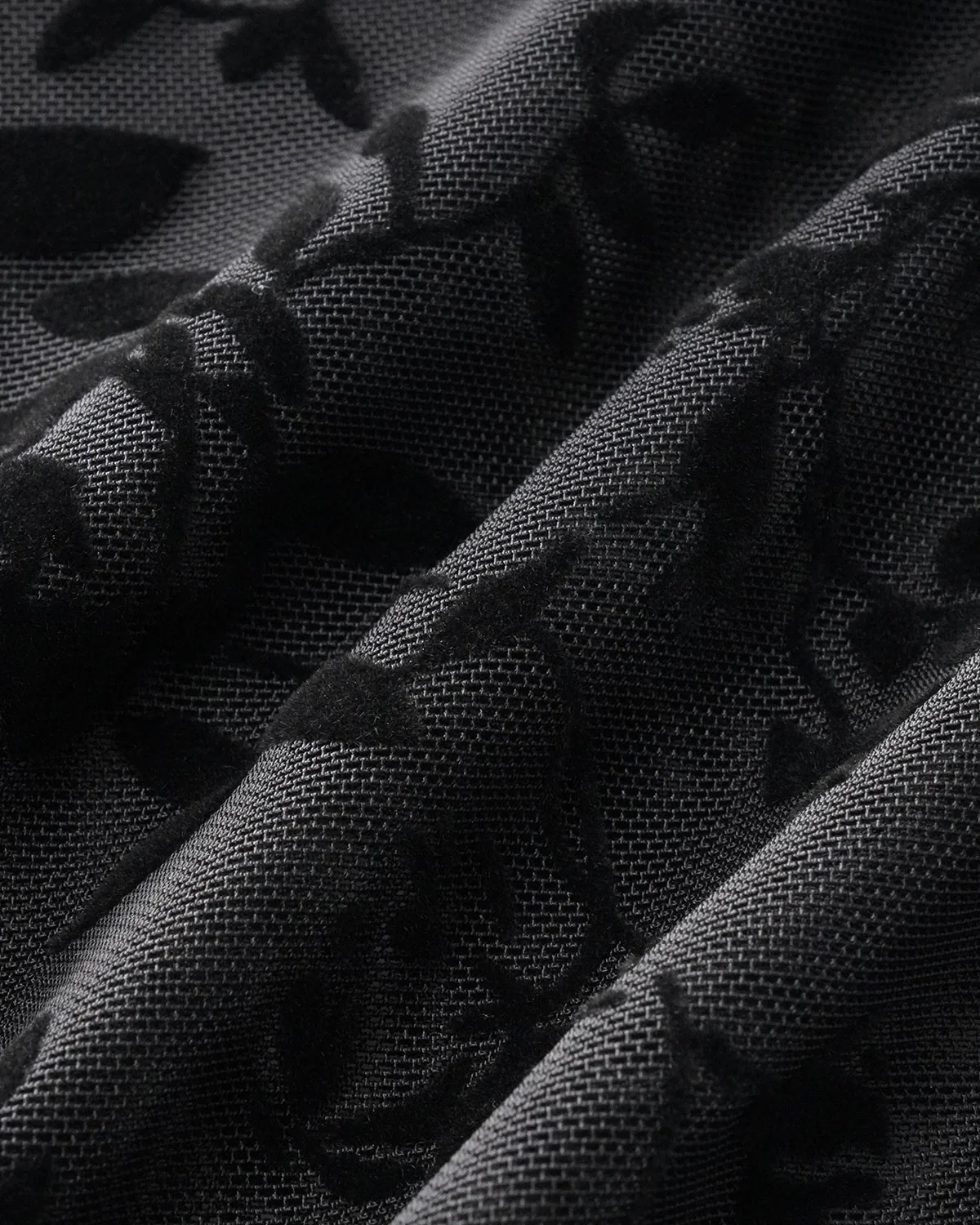 Black Floral See-through Tee