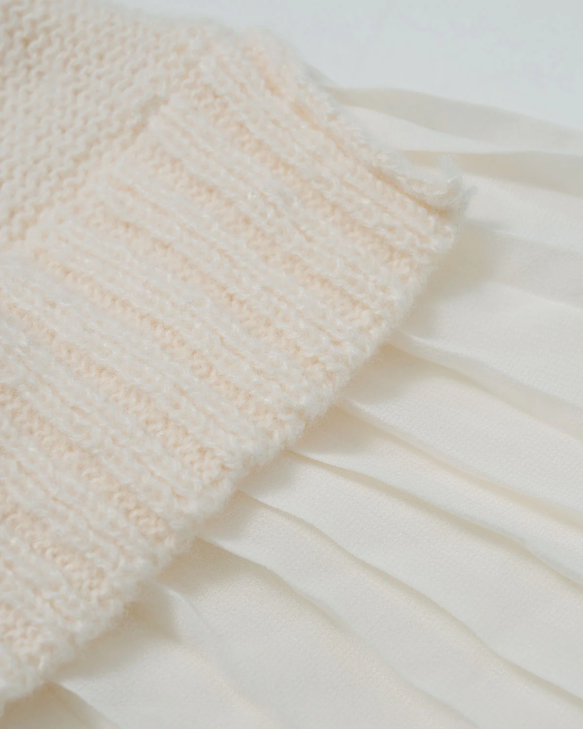 Apricot A-Line Sweater Dress