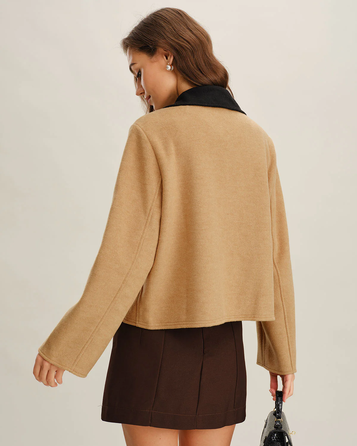 Khaki Contrasting Pocket Jacket