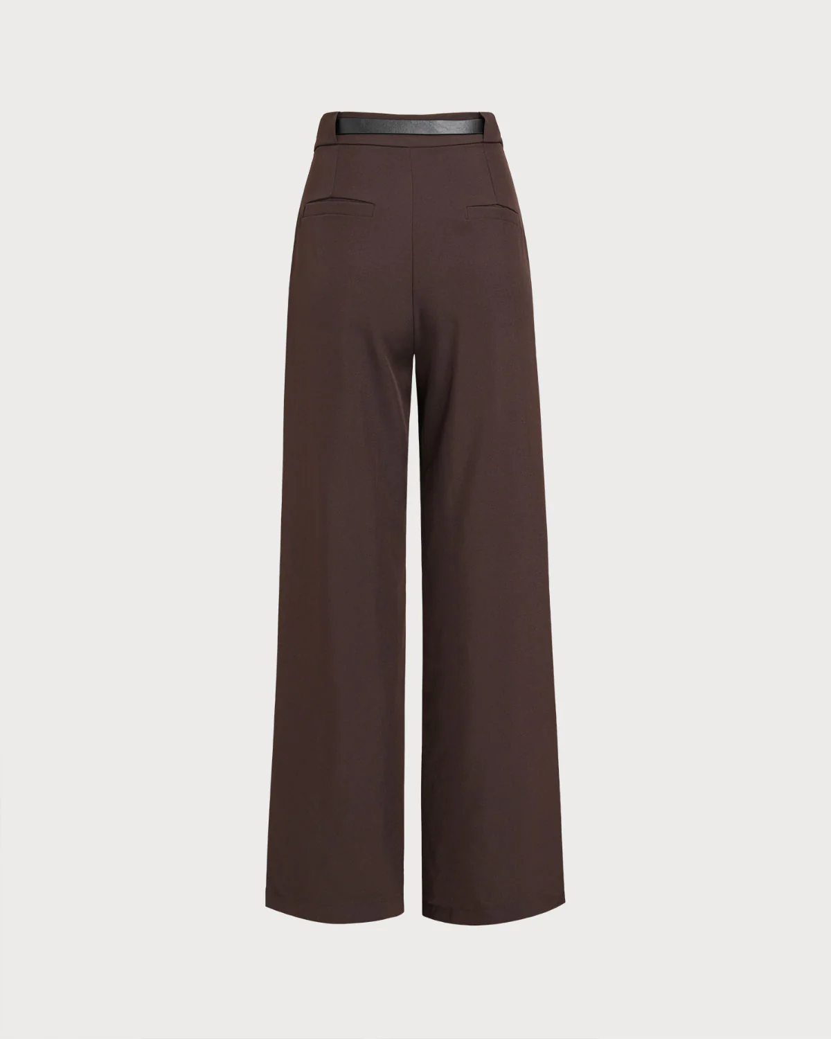Coffee Natural Waisted Pocket Casual Pants
