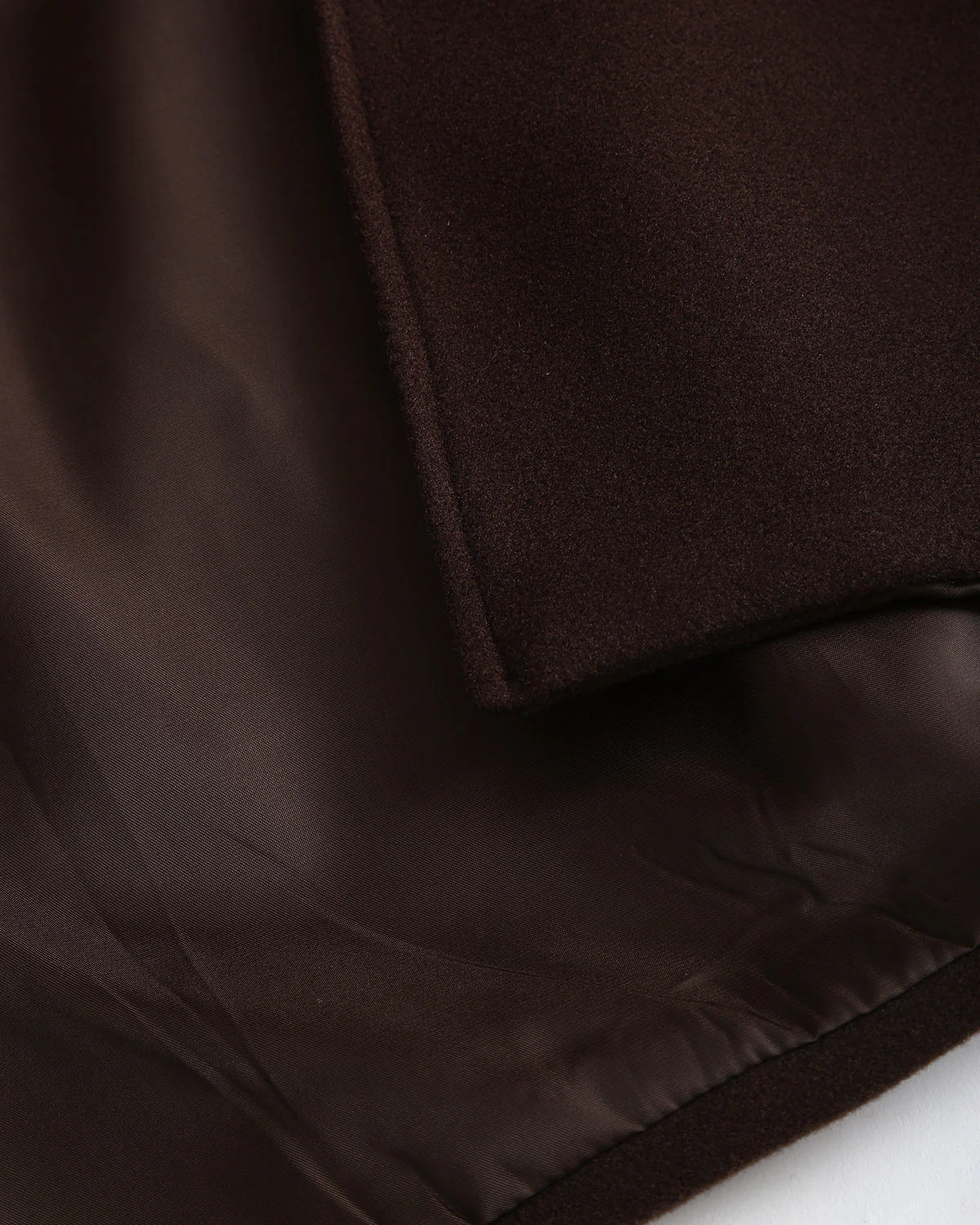 Coffee Belted Shawl Coat