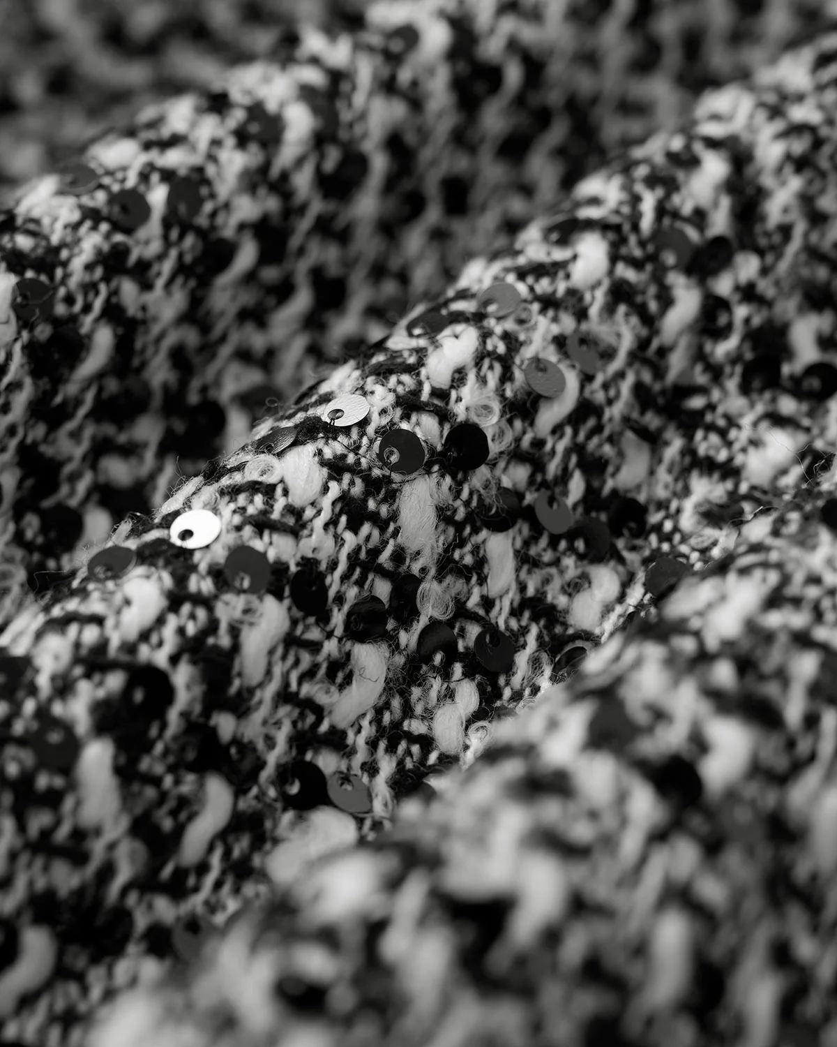 Grey Sequins Single Breasted Jacket