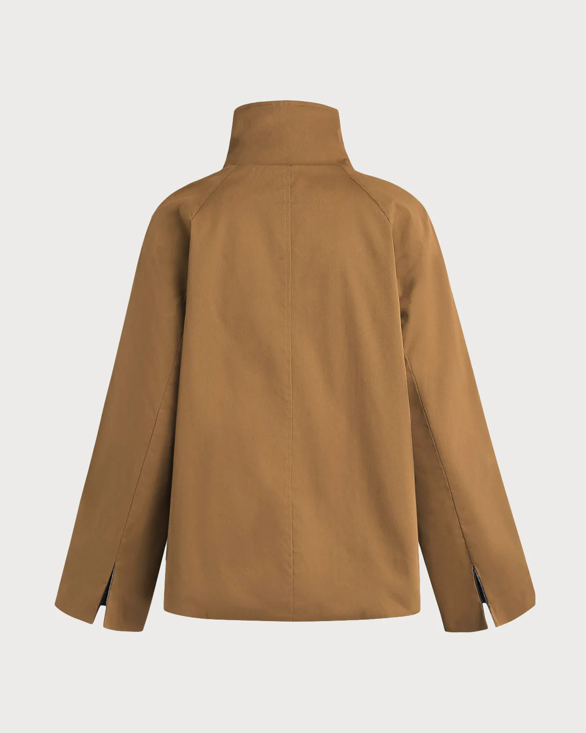 Khaki Single Breasted Reversible Jacket