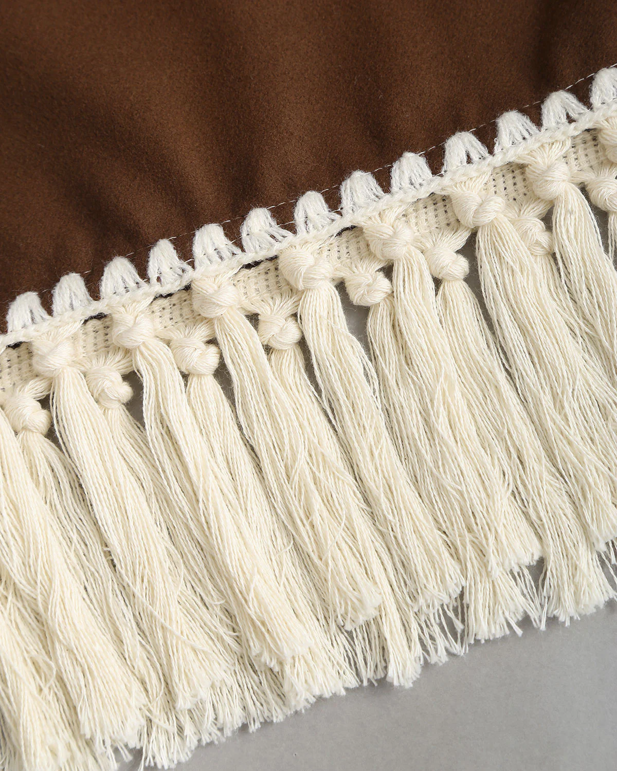 Brown Contrasting Pocket Coat