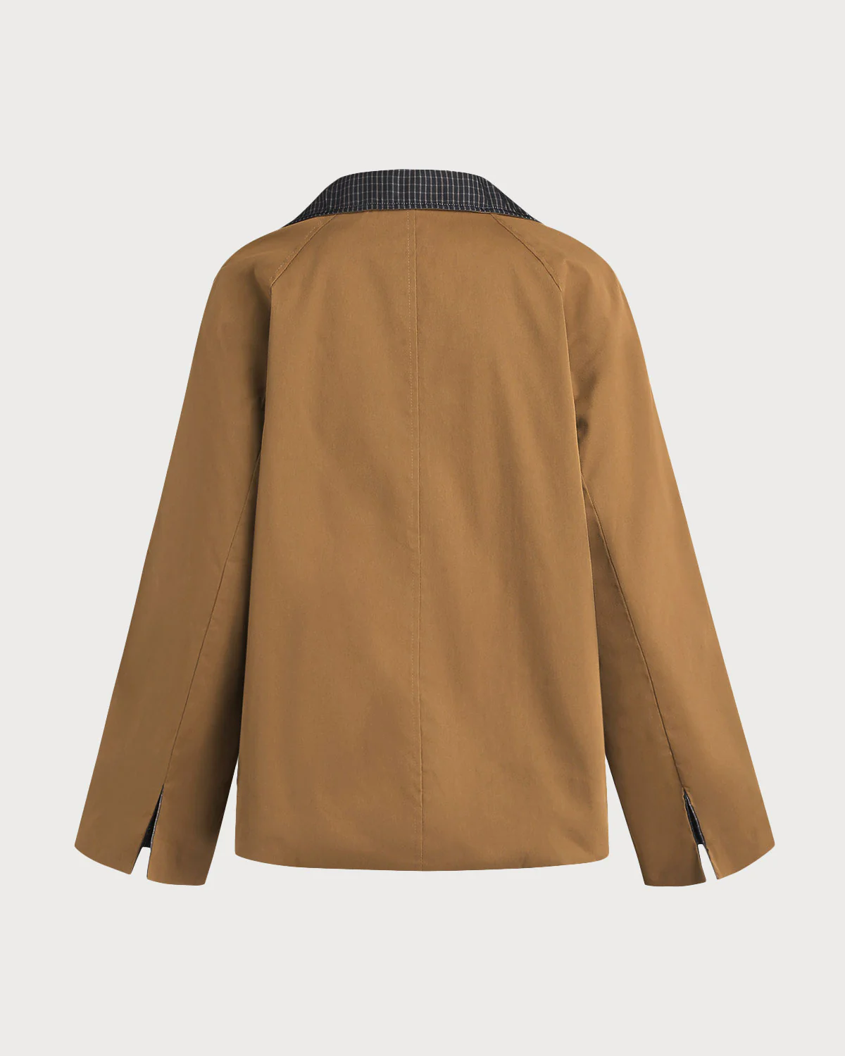 Khaki Single Breasted Reversible Jacket