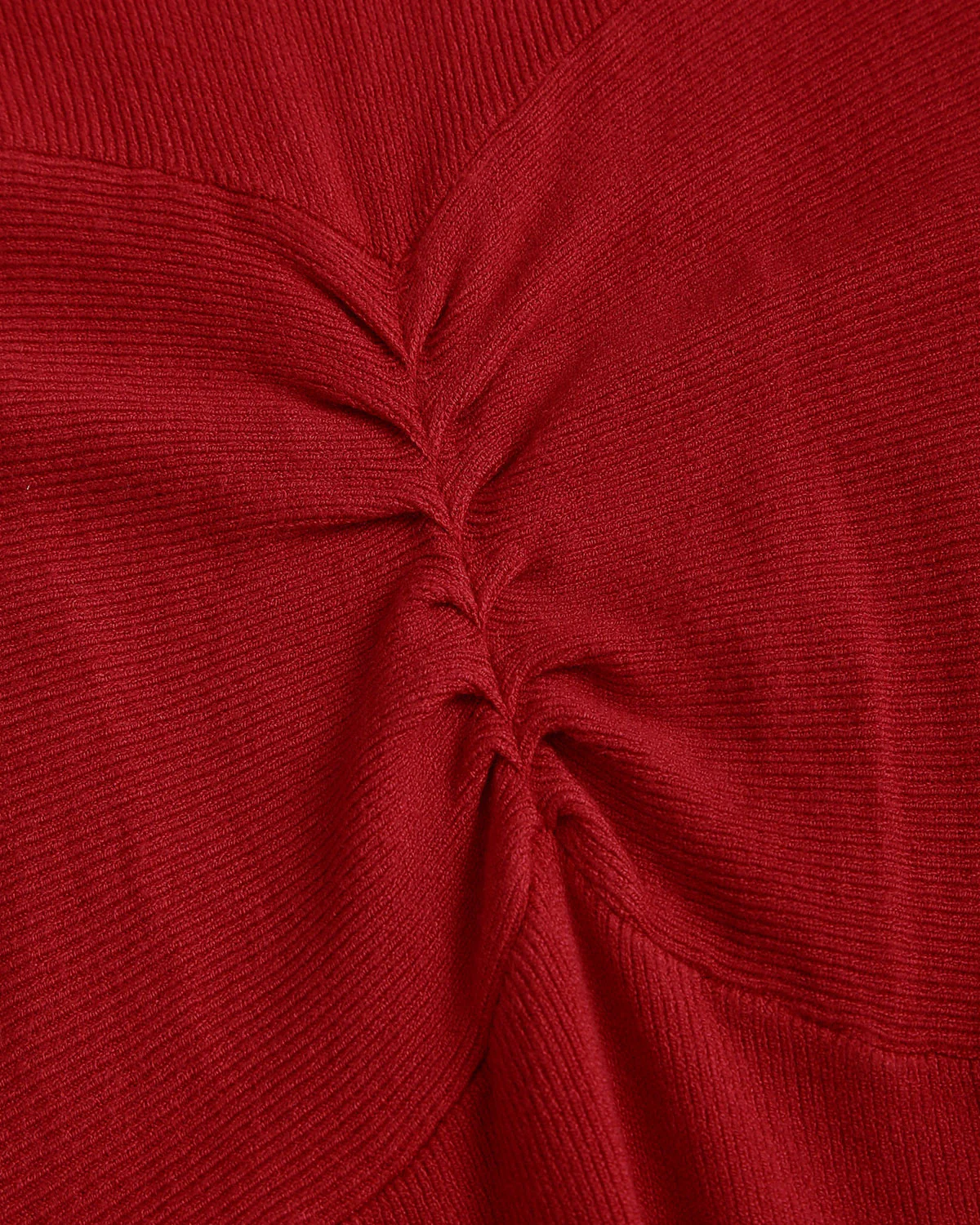 Red Bodycon Mermaid Sweater Dress