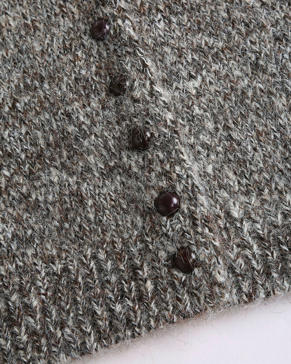 Coffee Turtle Knit Cardigan