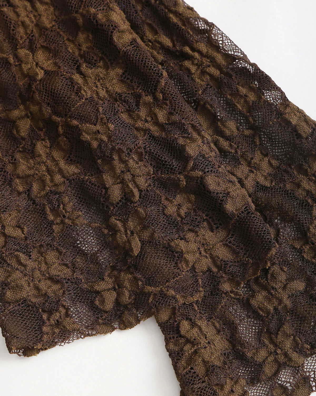 Brown Floral Bell Sleeve Maxi Dress