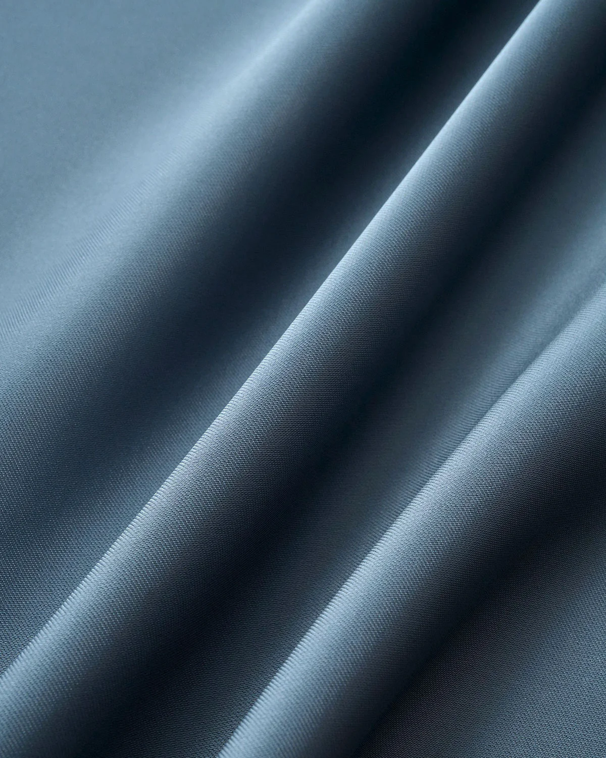 Blue Cowl Neck A-Line Midi Dress