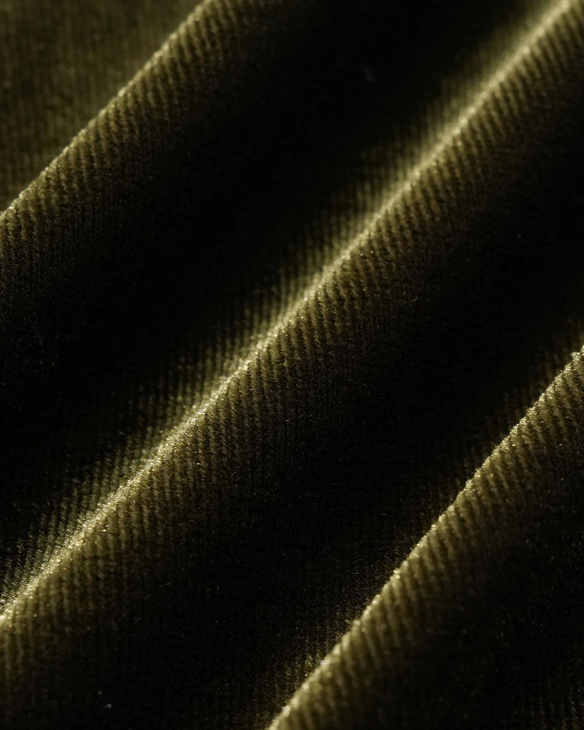 Green Velour Ruched Slip Midi Dress