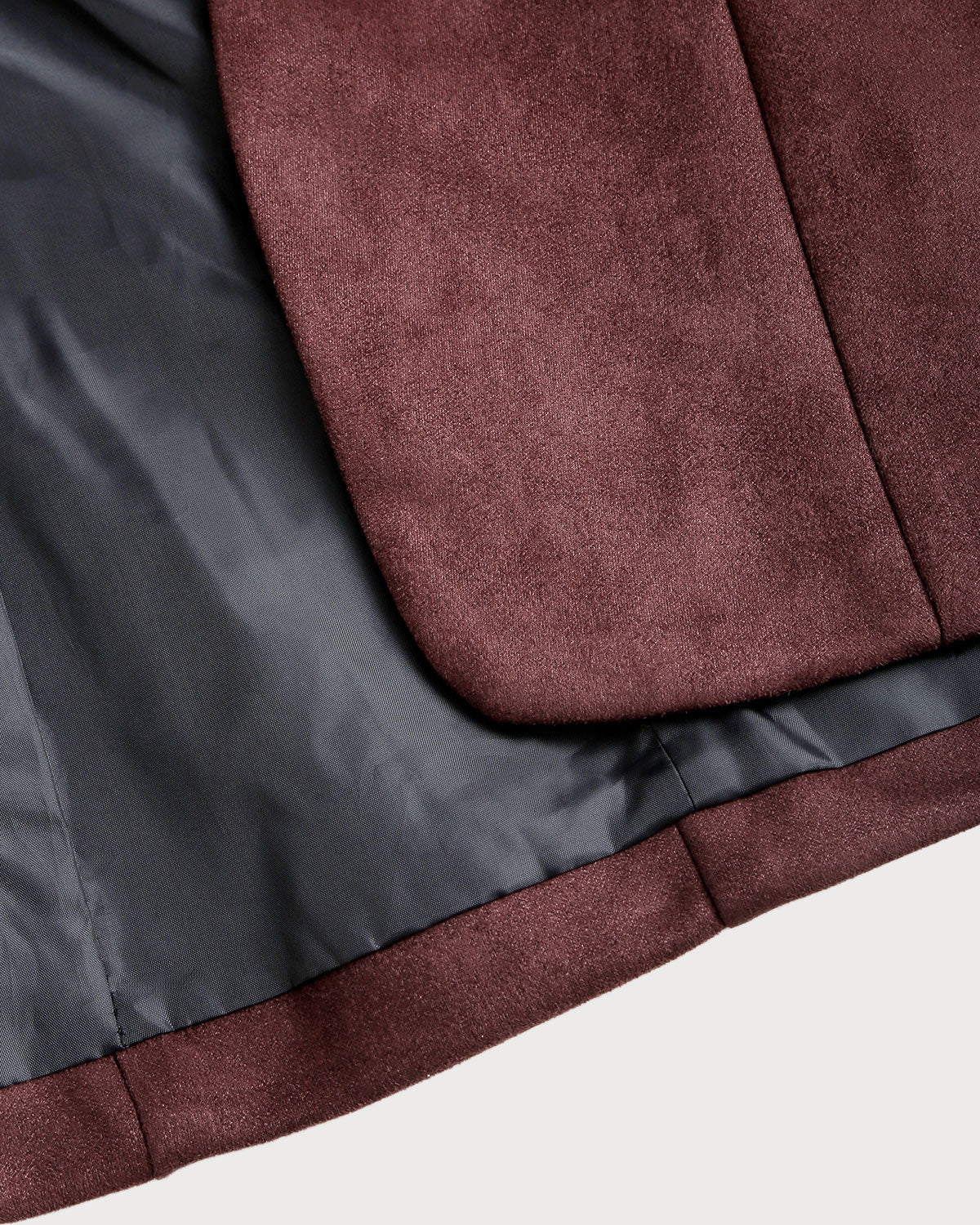 Wine Red Button Jacket