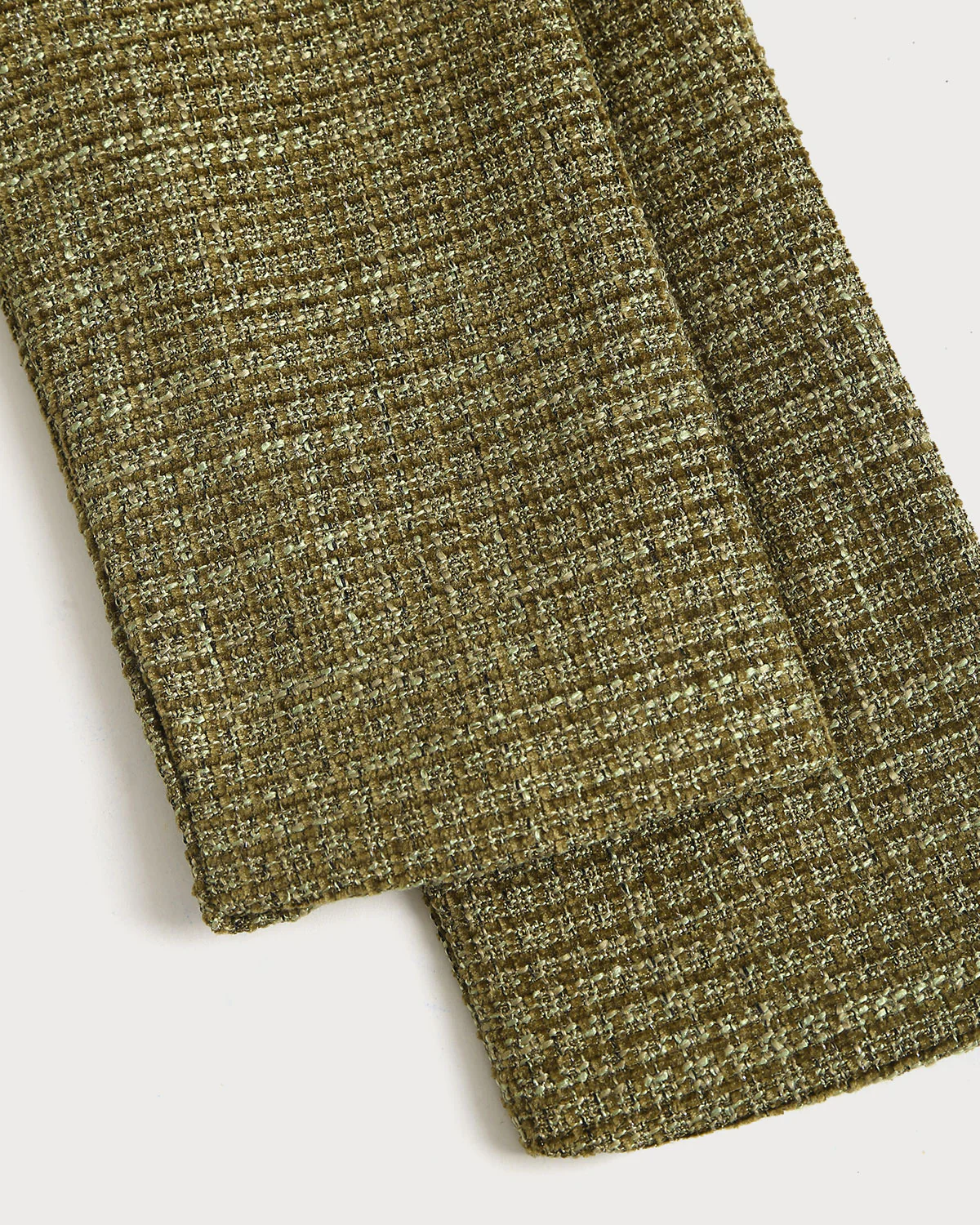 Green Plaid Button Jacket