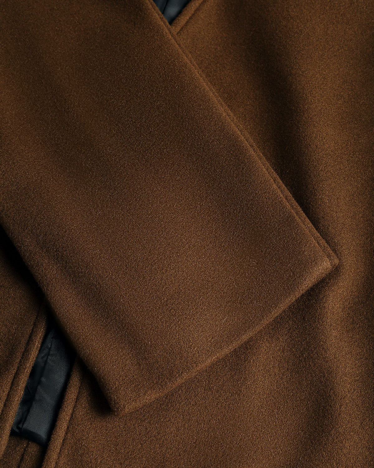 Coffee V Neck Casual Coat