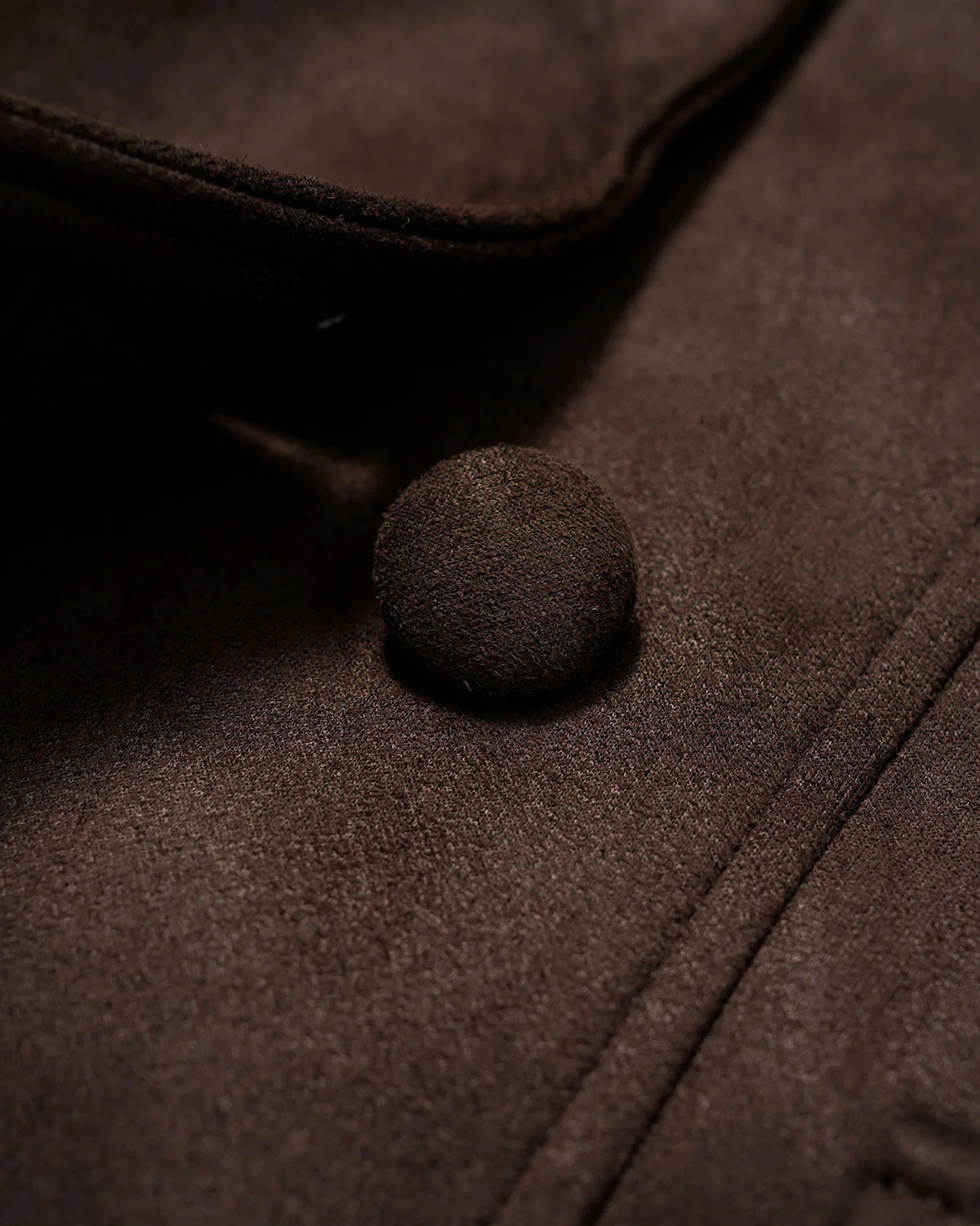 Coffee Loose Belted Jacket