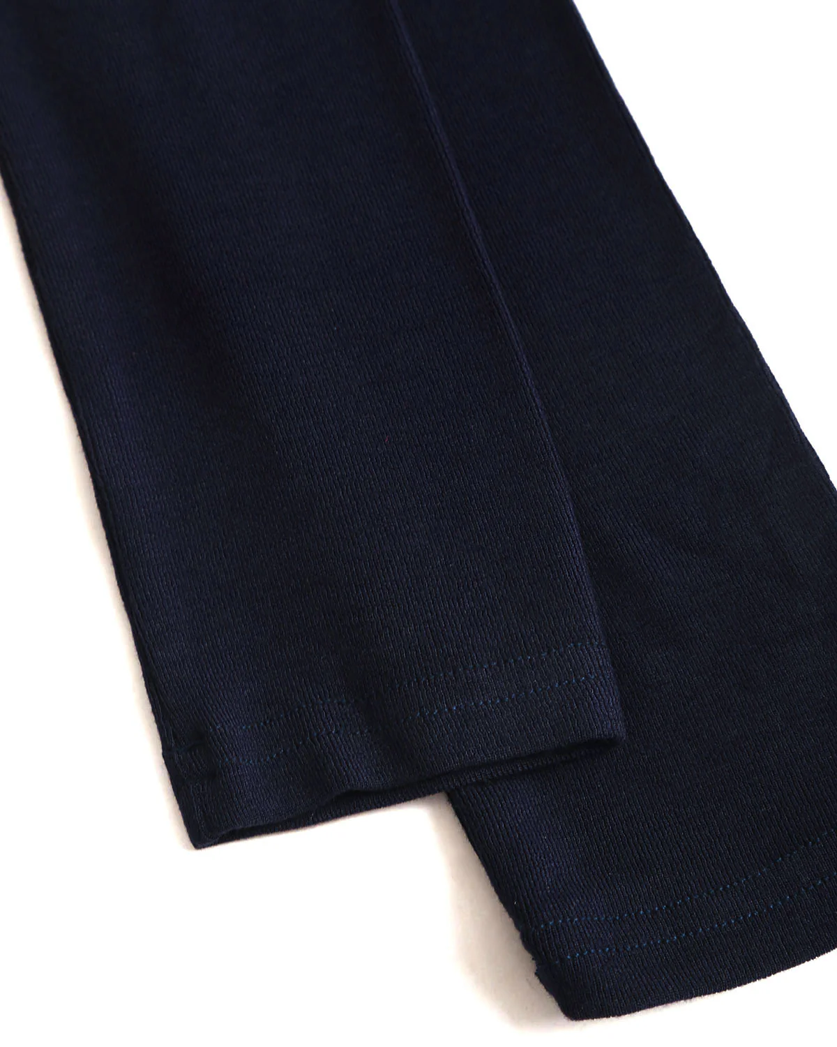 Navy Ruched Knit Tee