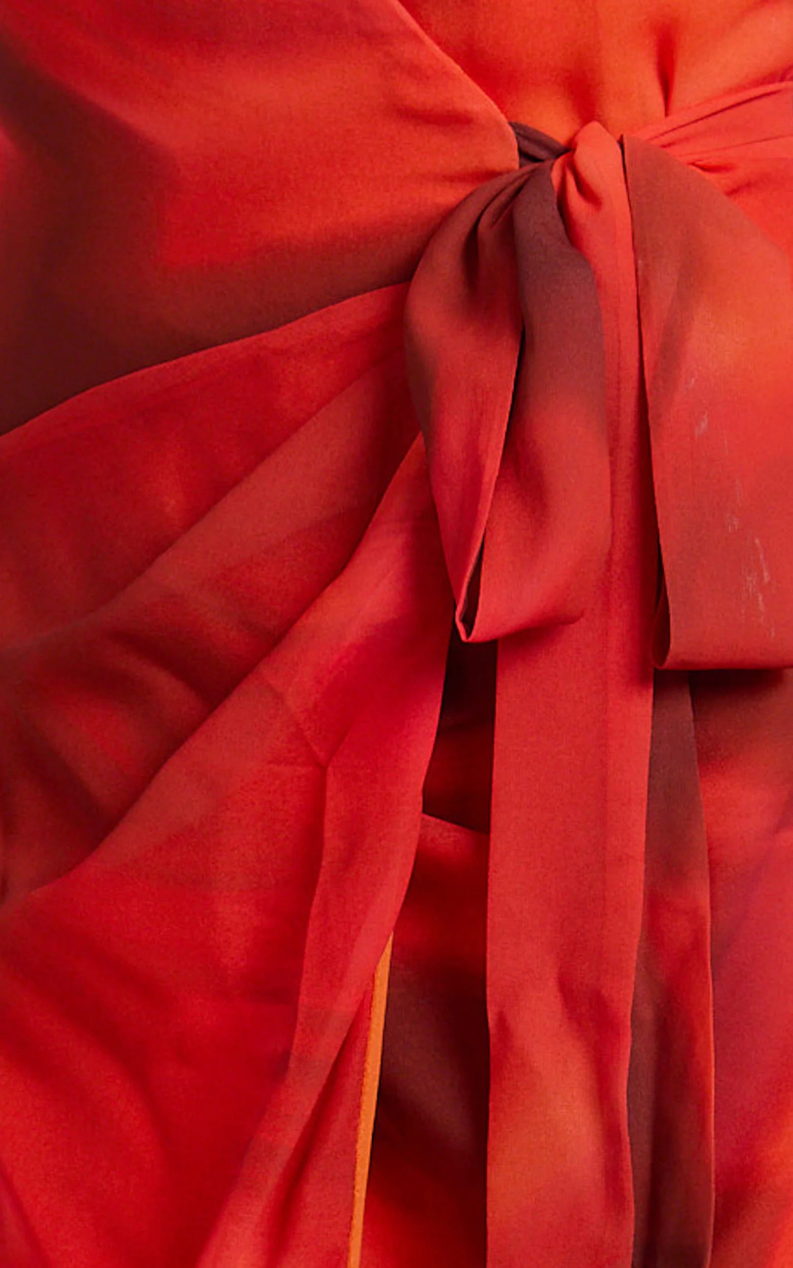 Eva Maxi Dress - Plunge Halter Wrap Dress in Abstract Adeana Print