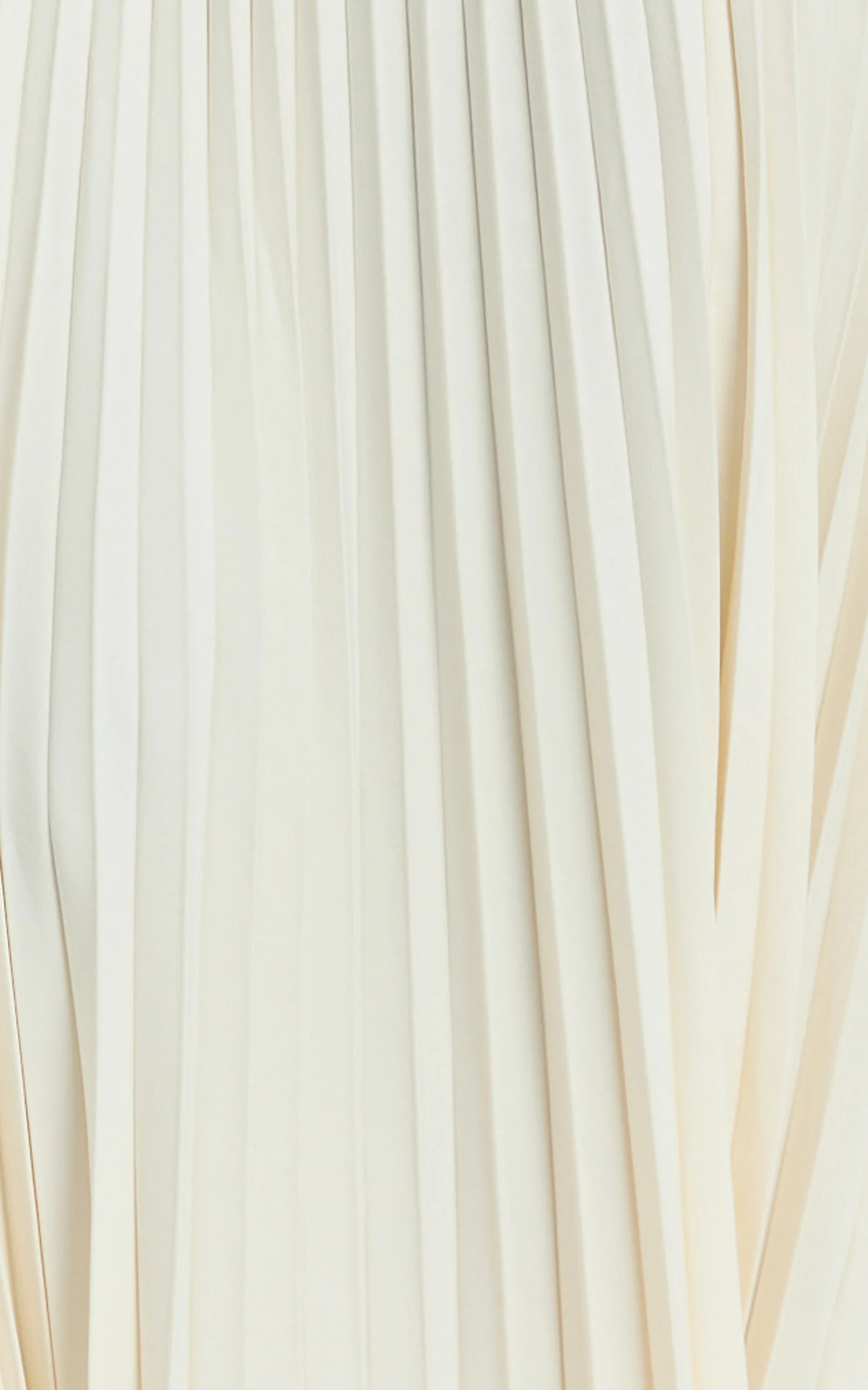 Loretta Maxi Dress - Contrast Halter Neck Pleated Dress in Pastel Yellow