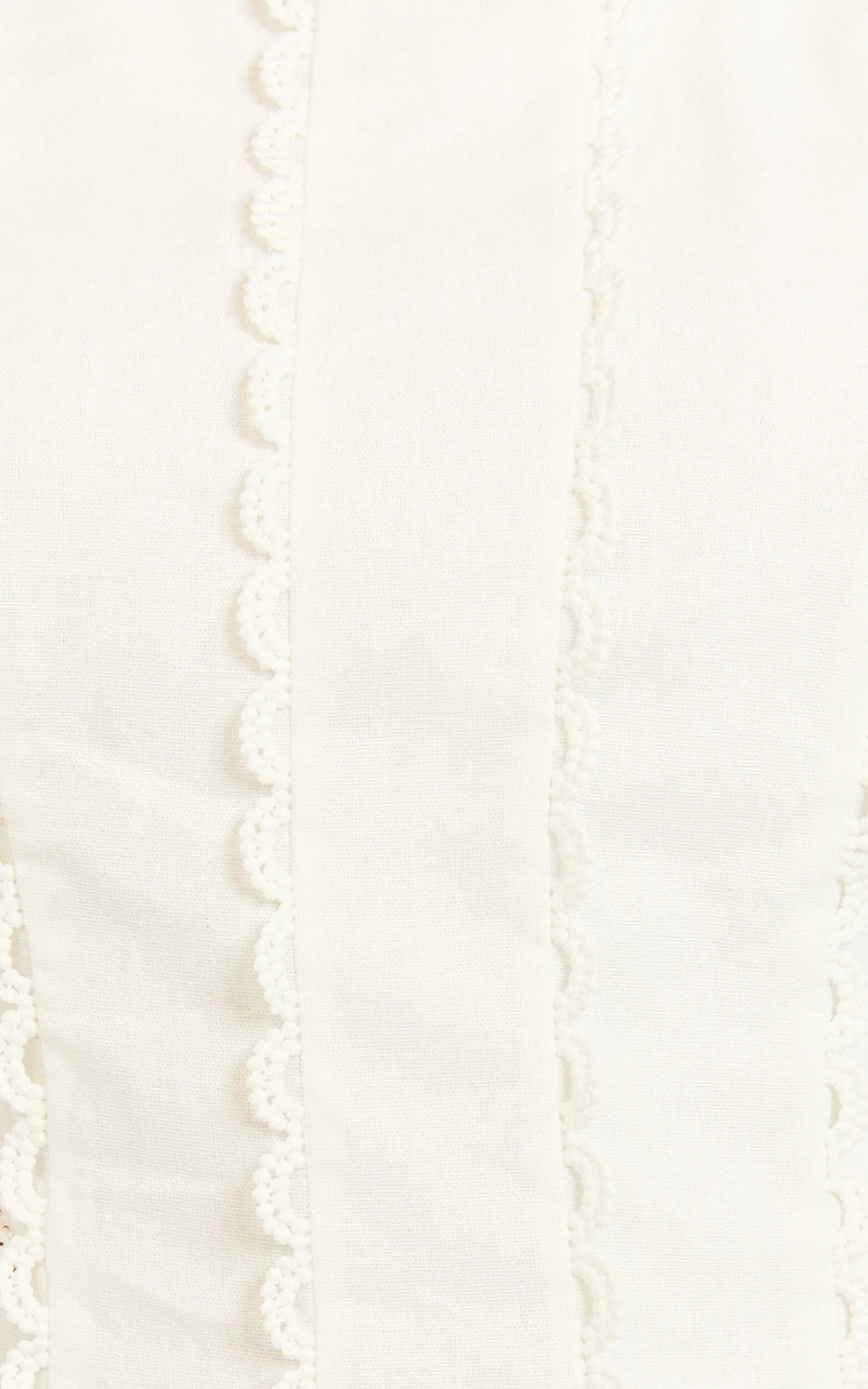 Laila Mini Linen Blend Dress - High Neck Side Cut Out Puff Sleeve Straight Dress in Off White