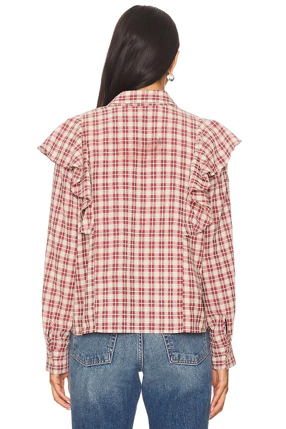 Dru Ruffle Front Blouse