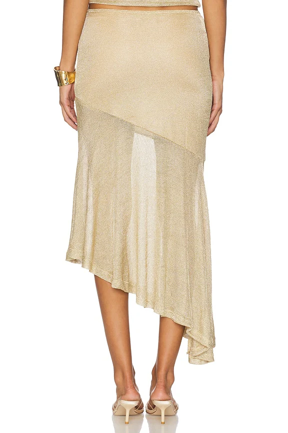 Elaine Flounce Midi Skirt