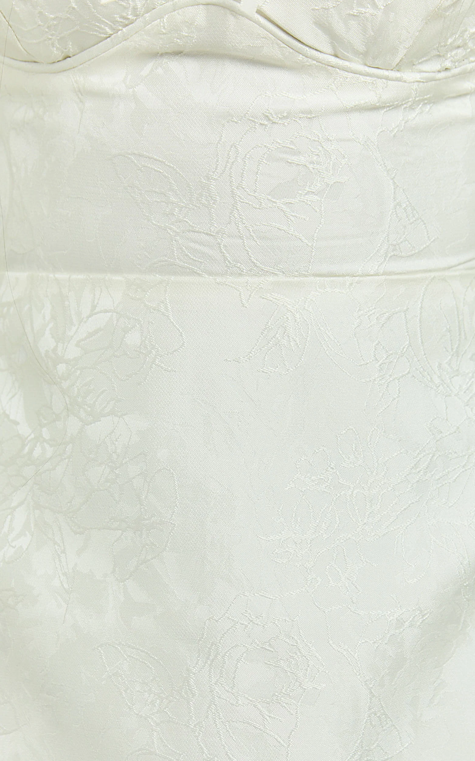 Mavic Mini Dress - Tie Detail Bust Dress in White