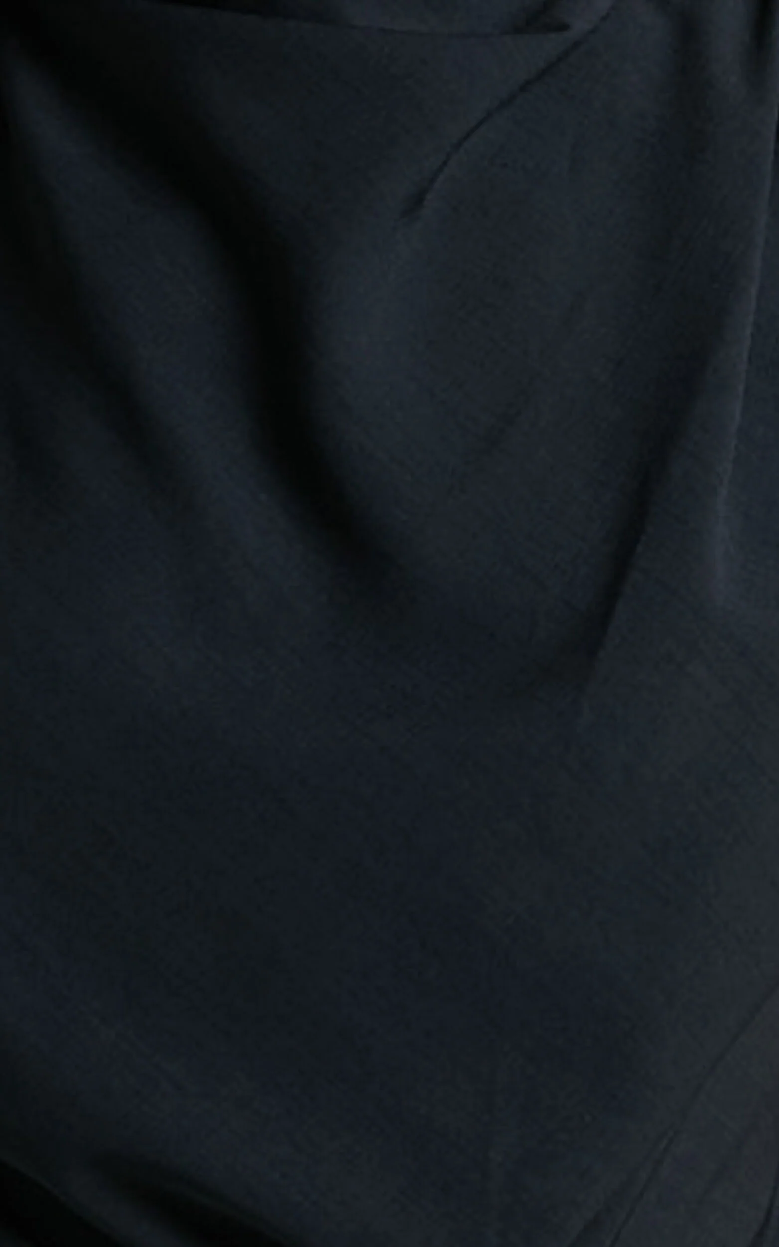 Arianae Top - High Neck Top in Black