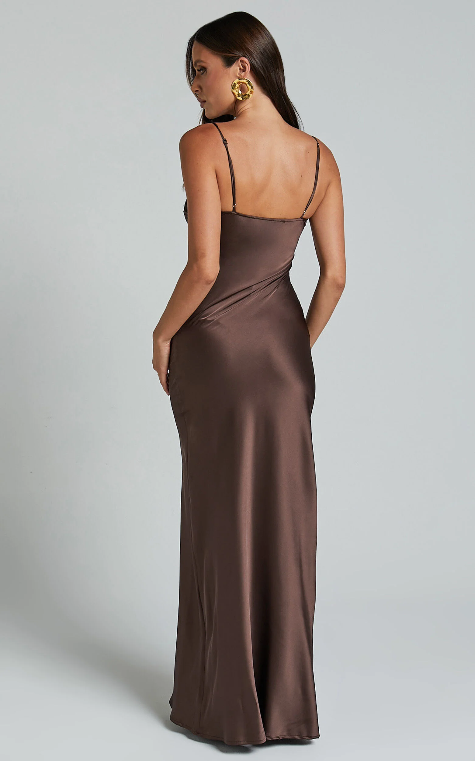 Lioness - About A Girl Maxi Dress in Chocolate