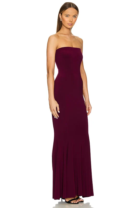 x REVOLVE Strapless Fishtail Gown